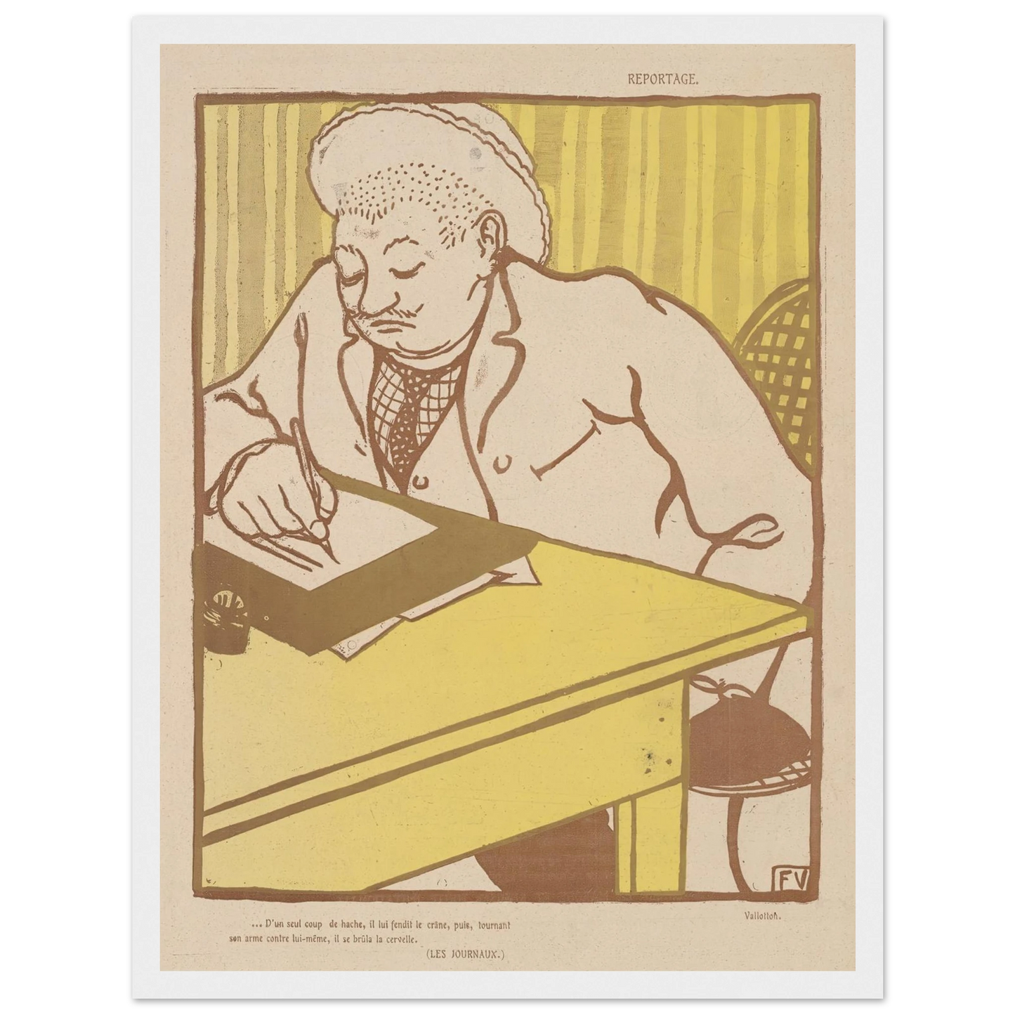 3 octobre 1903 Art Print | Felix Vallotton-Quipham Collections