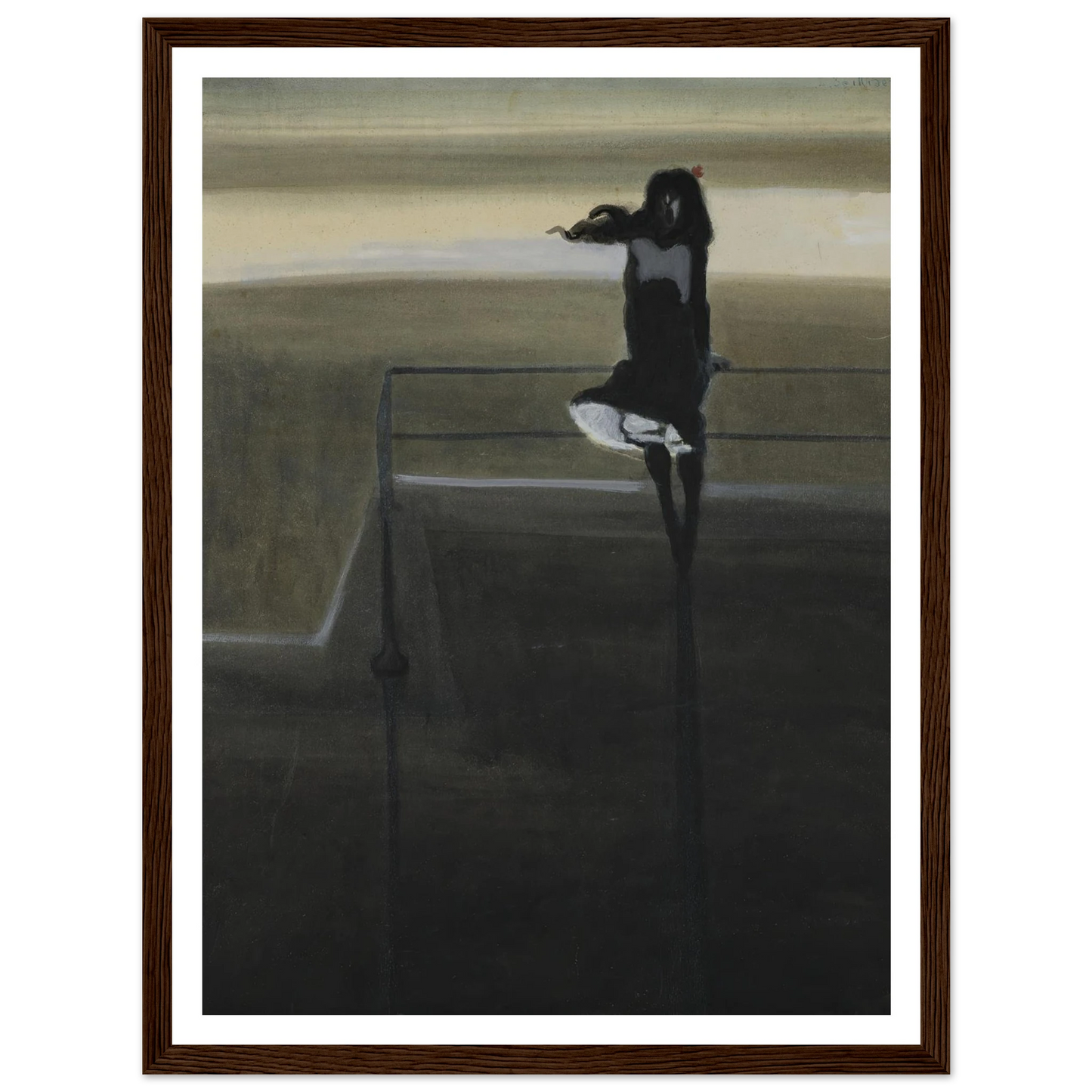 The gust of wind (1904) Art Print | Leon Spilliaert-Quipham Collections