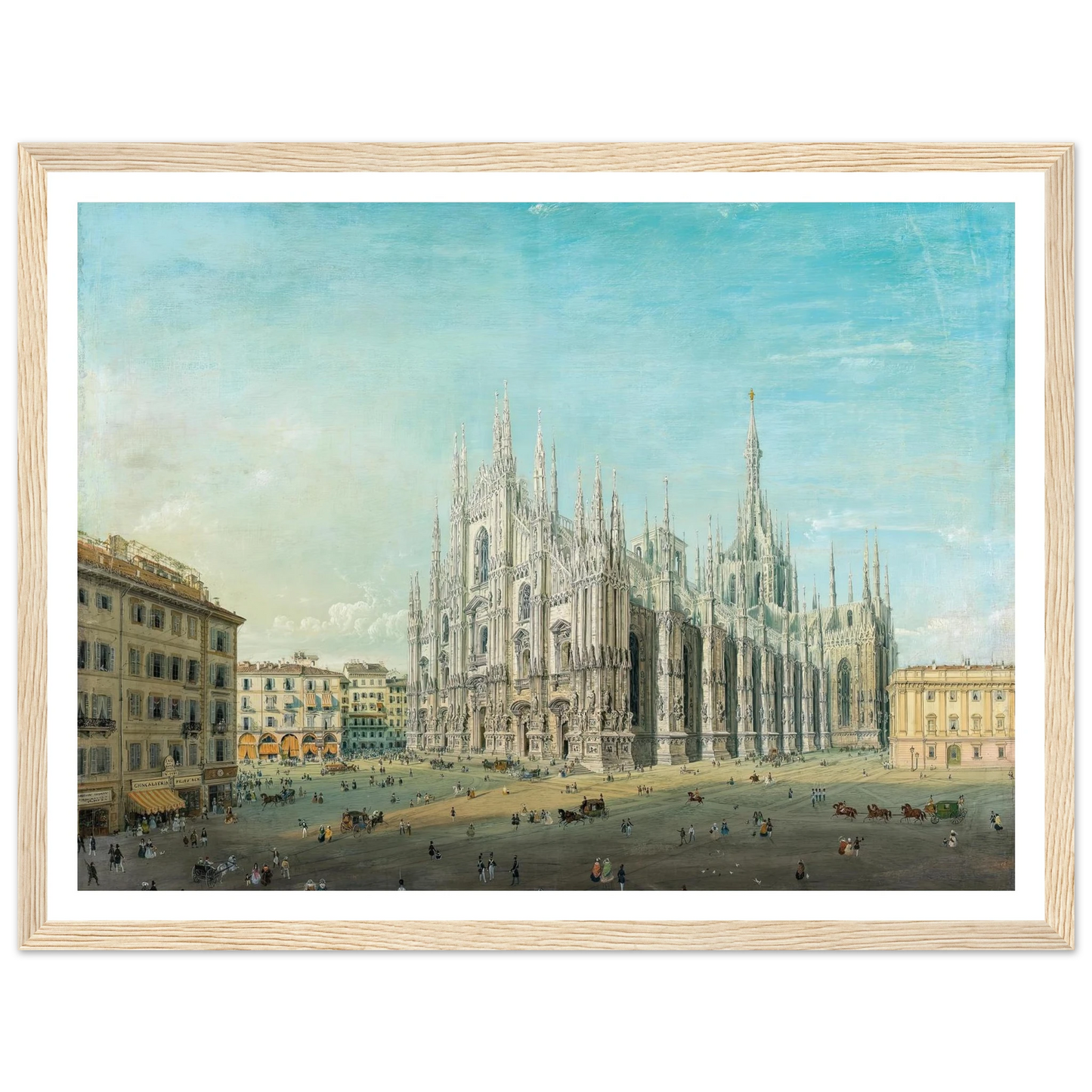 Piazza del Duomo, Milan Art Print | Carlo Bossoli-Quipham Collections