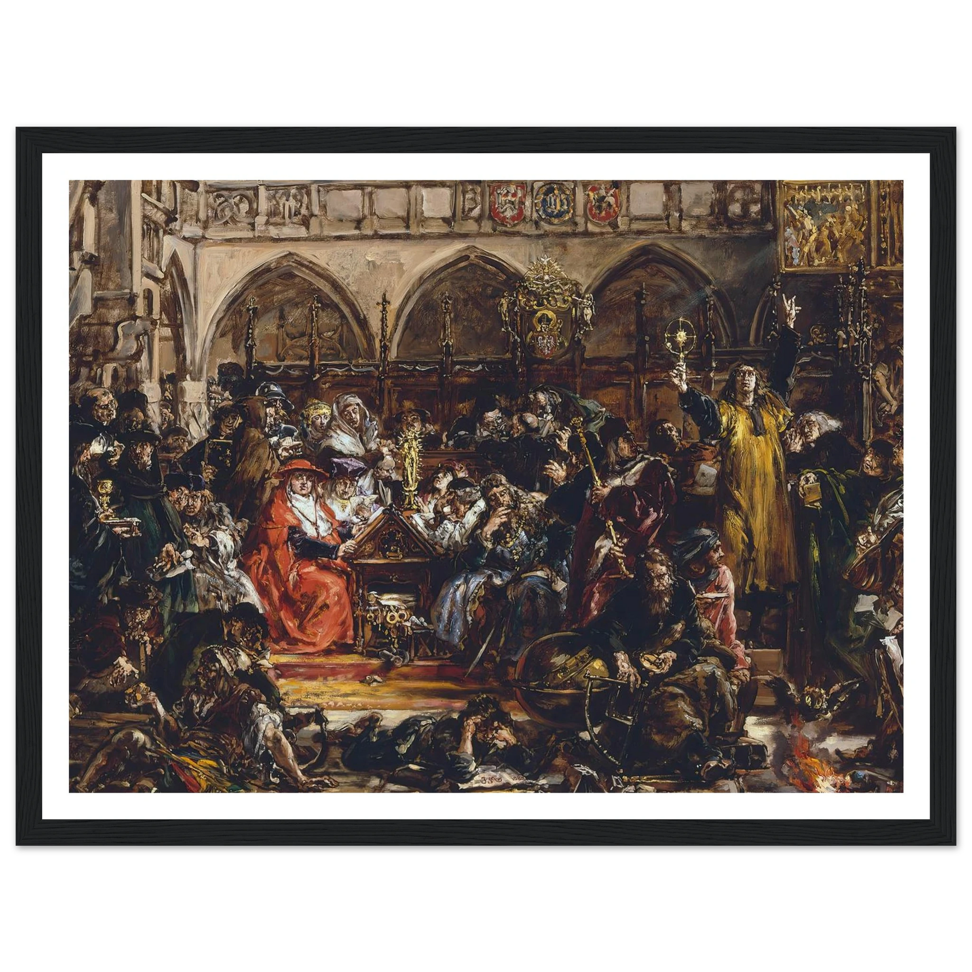 Influence of the university on the country, from the series “History of Civilization in Poland” (1888) Art Print | Jan Matejko-Quipham Collections