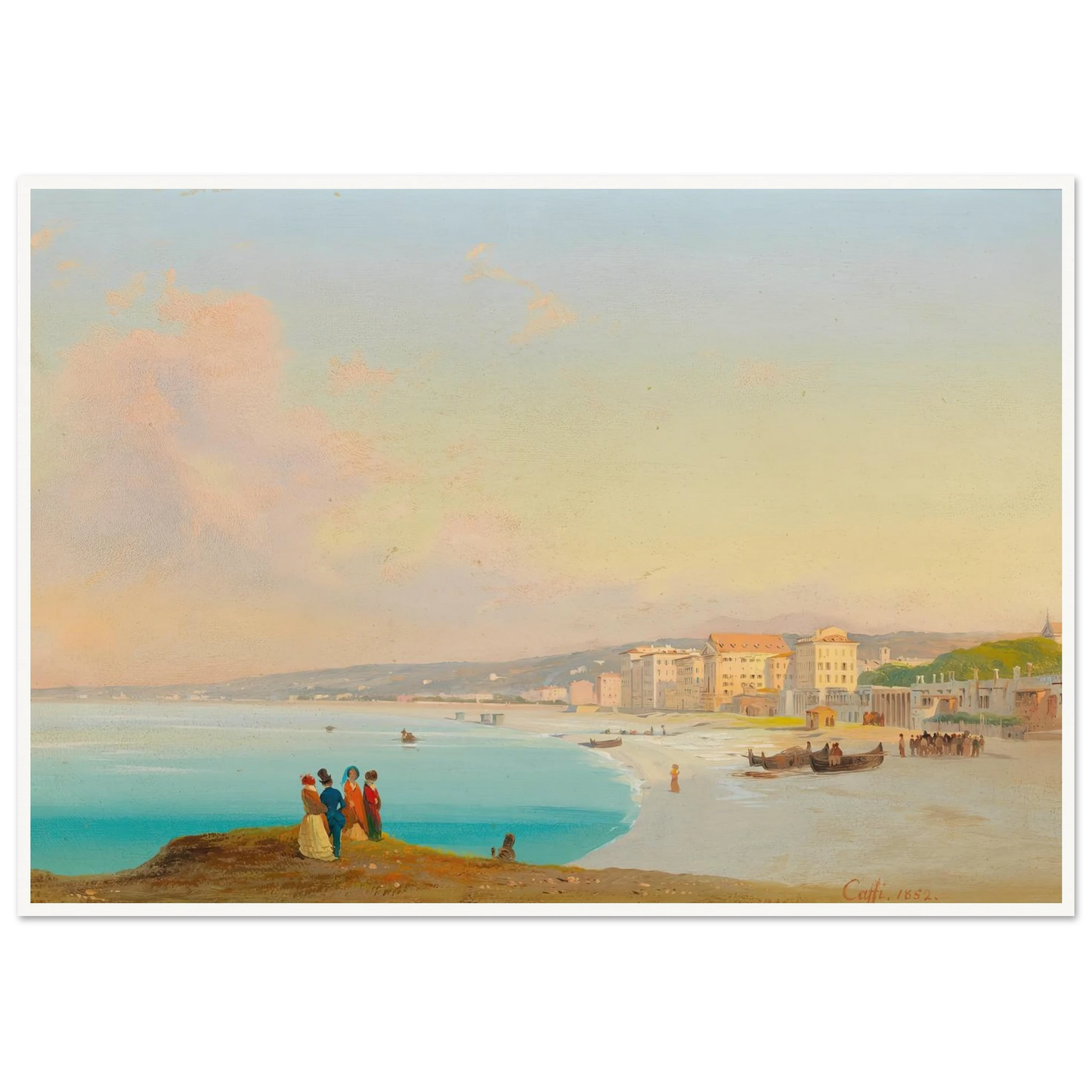 Nice (1852) Art Print | Ippolito Caffi-Quipham Collections