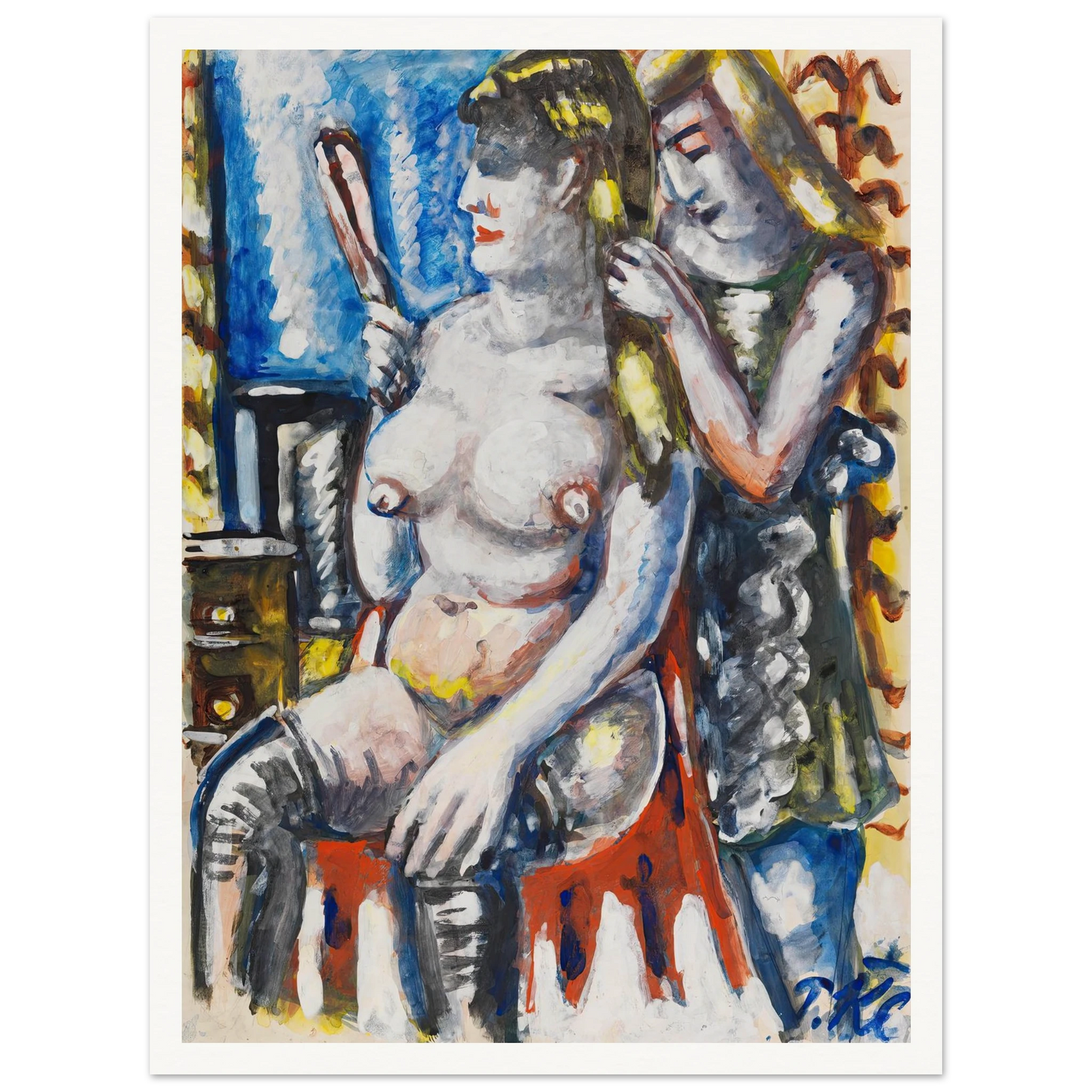 Garderobe (1947) Art Print | Paul Kleinschmidt-Quipham Collections