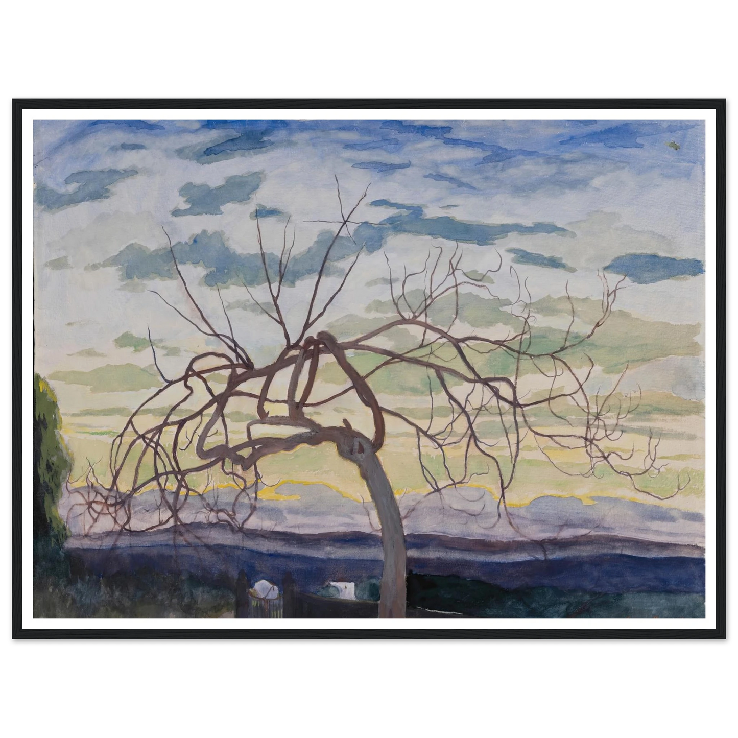 Vijgenboom in de winter, Grasse (1922) Art Print | Leon Spilliaert-Quipham Collections