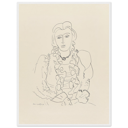 Sitzende Frau (1936) Art Print | Henri Matisse-Quipham Collections
