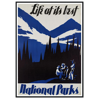 Life at its best. National Parks (ca. 1930–1939) Art Print | Dorothy Waugh-Quipham Collections