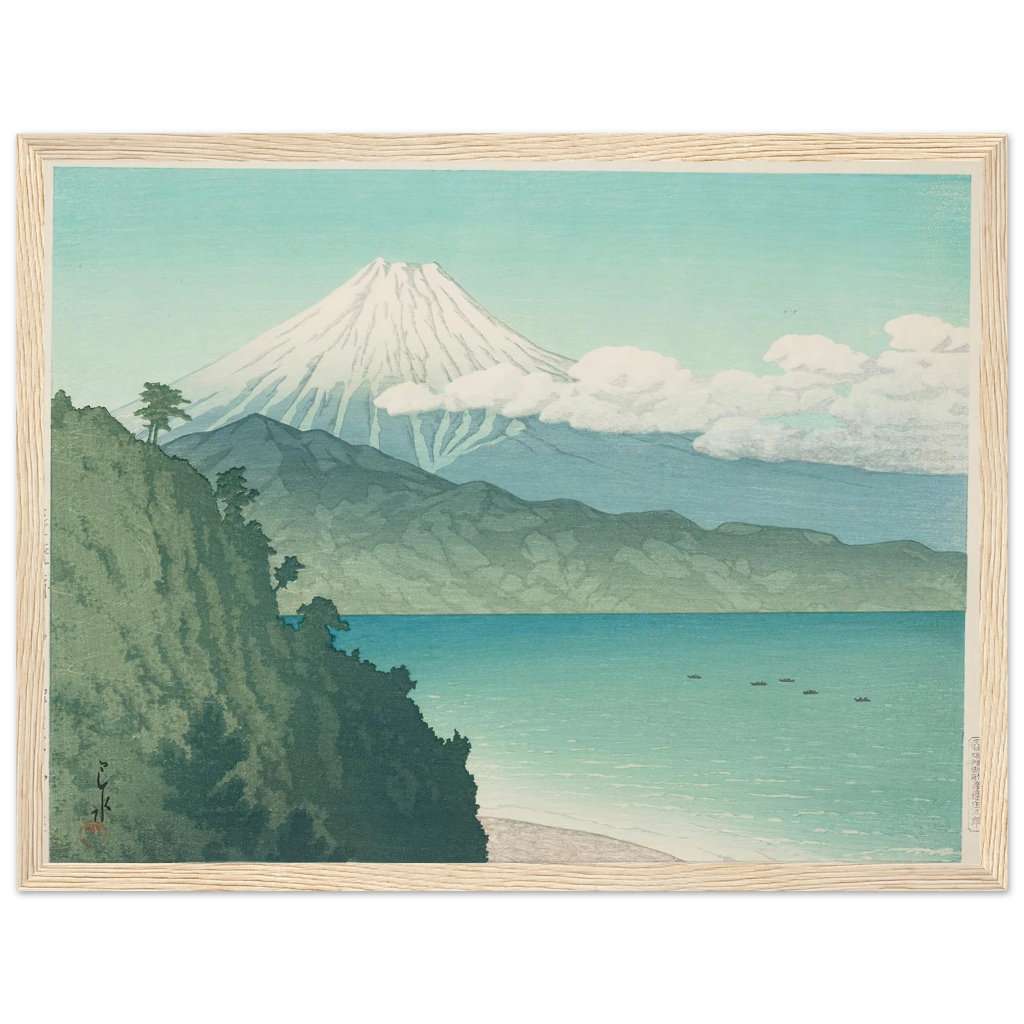 Satta toge no Fuji (Mt Fuji from Satta Pass) (1935) Art Print | Kawase Hasui-Quipham Collections