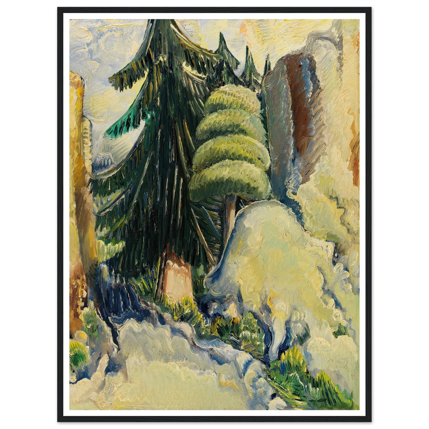 Baumlandschaft (1937) Art Print | Paul Kleinschmidt-Quipham Collections