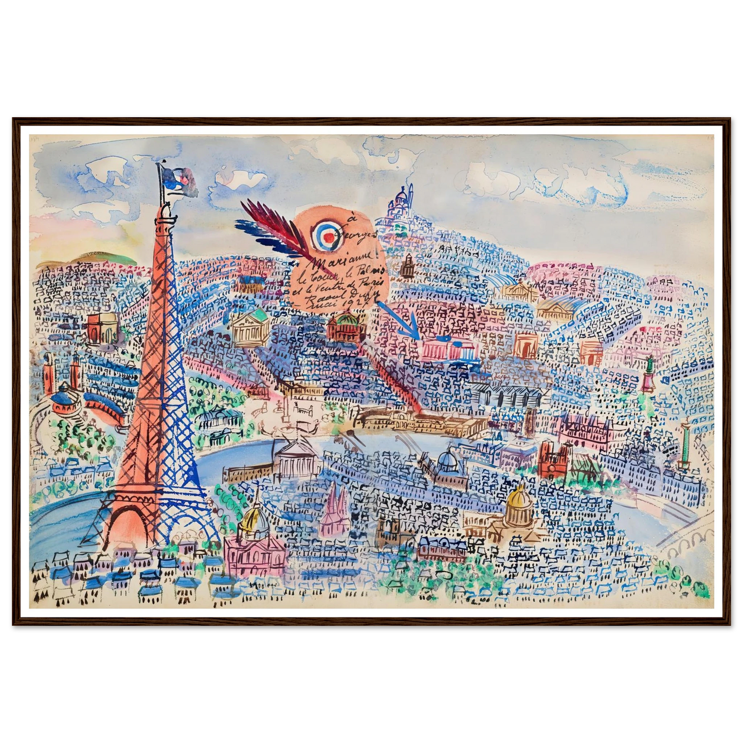 Livre d’or de Marianne (1927) Art Print | Raoul Dufy-Quipham Collections