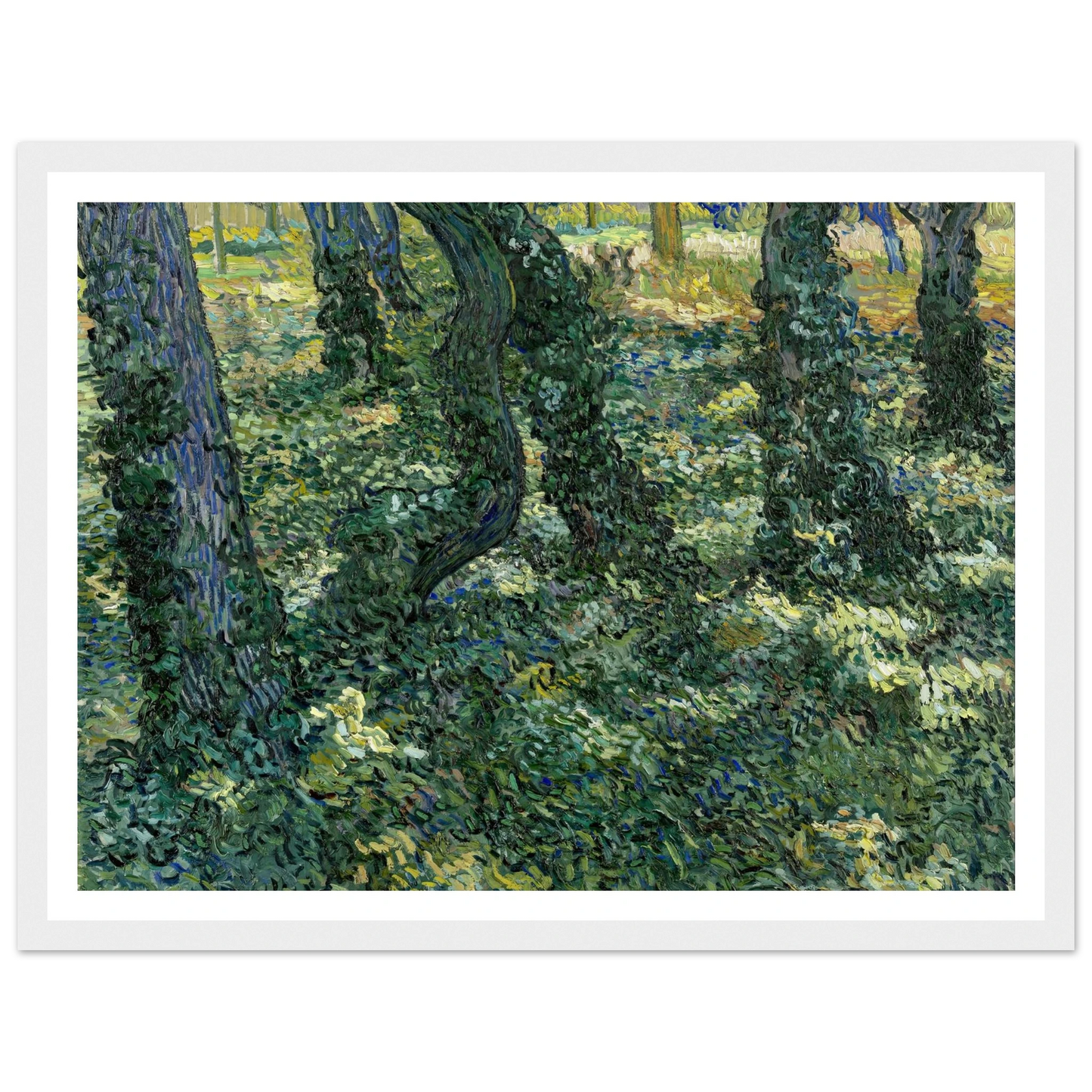 Undergrowth Art Print | Vincent van Gogh-Quipham Collections