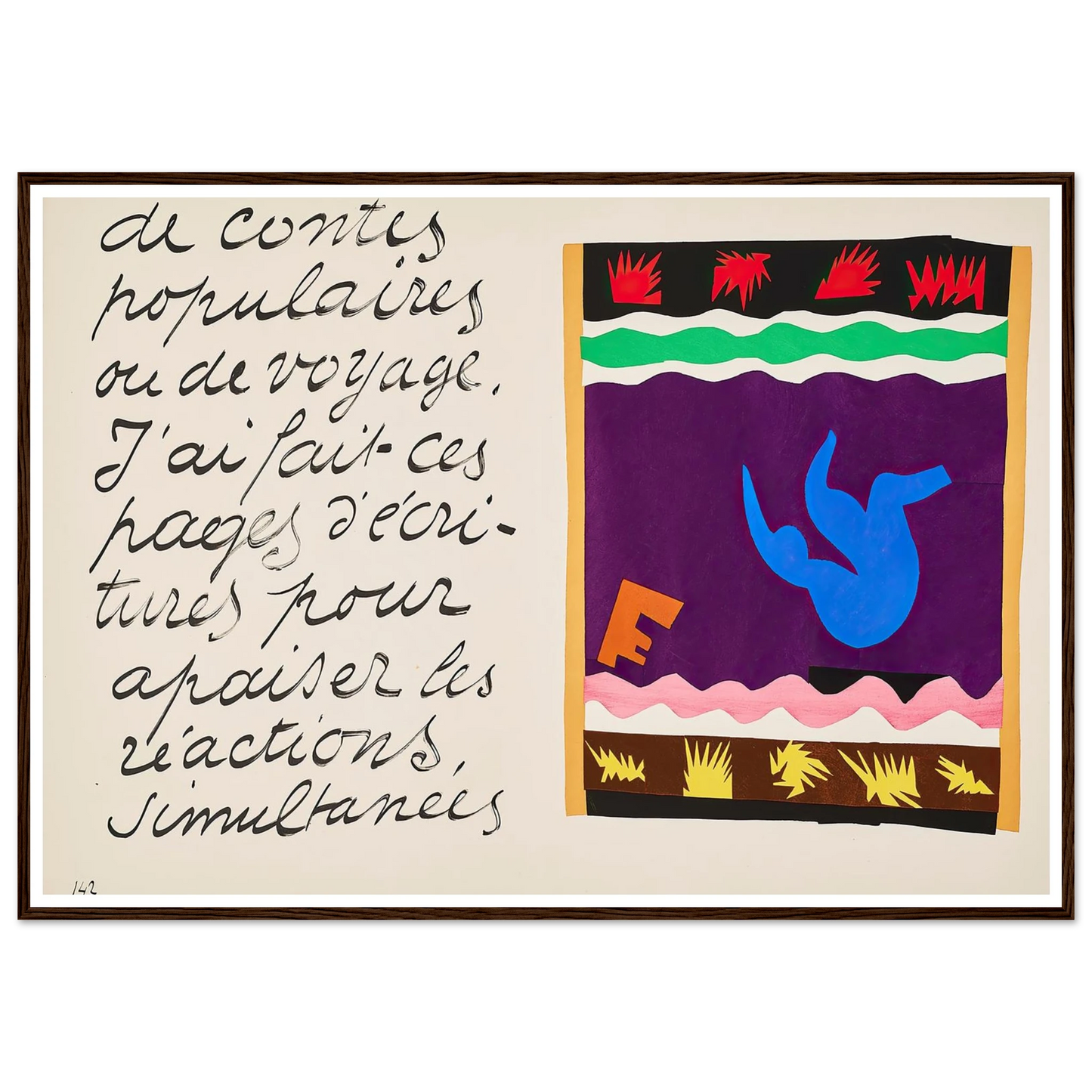 The toboggan (1947) Art Print | Henri Matisse-Quipham Collections