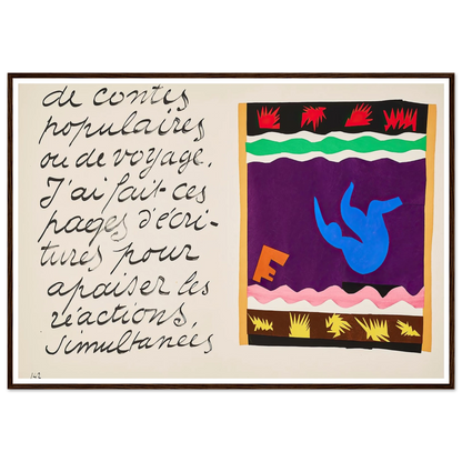 The toboggan (1947) Art Print | Henri Matisse-Quipham Collections