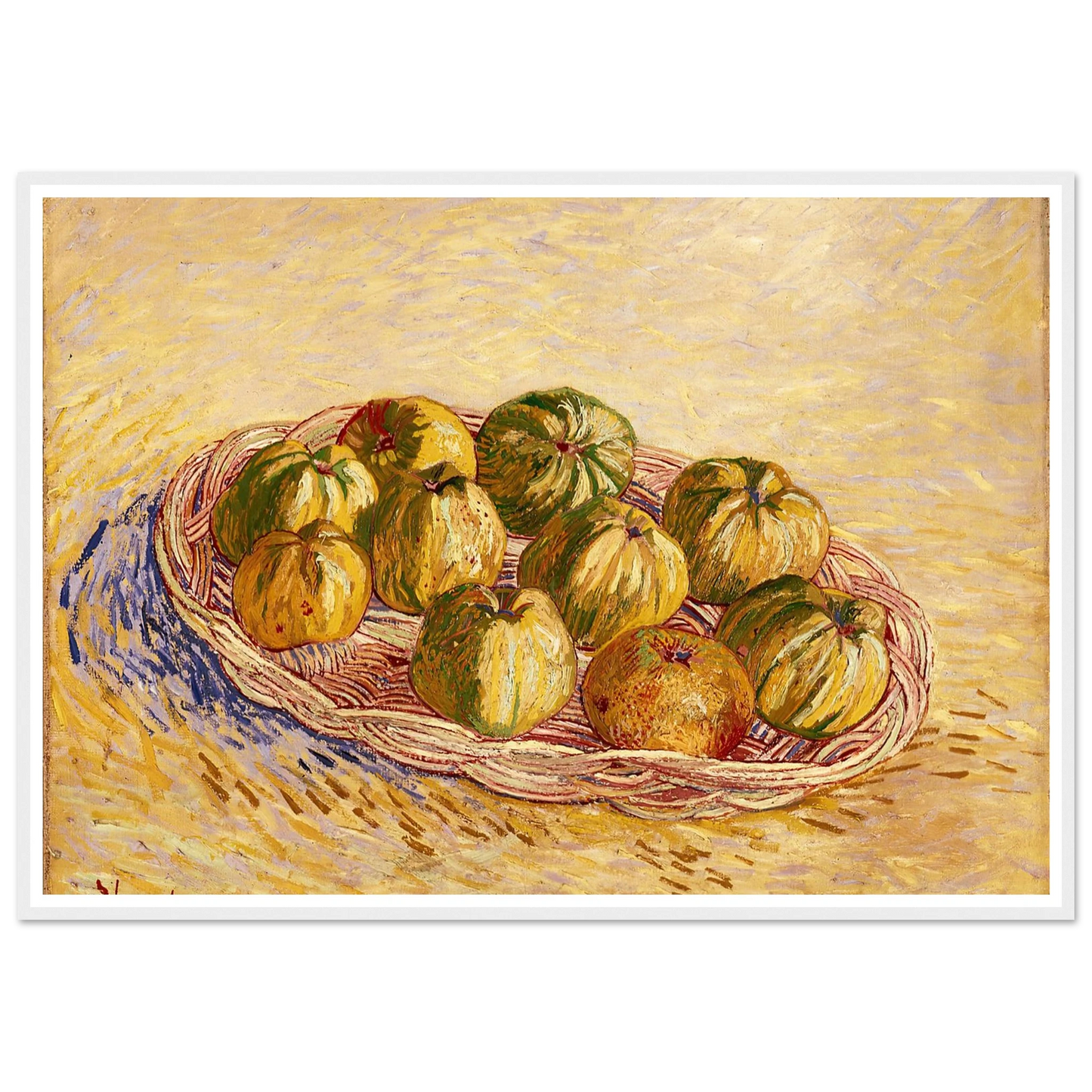 Still Life, Basket of Apples (1887) Art Print | Vincent van Gogh-Quipham Collections
