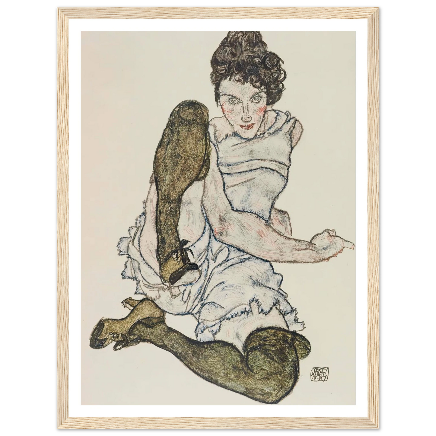 Handzeichnungen (1920) Art Print | Egon Schiele-Quipham Collections