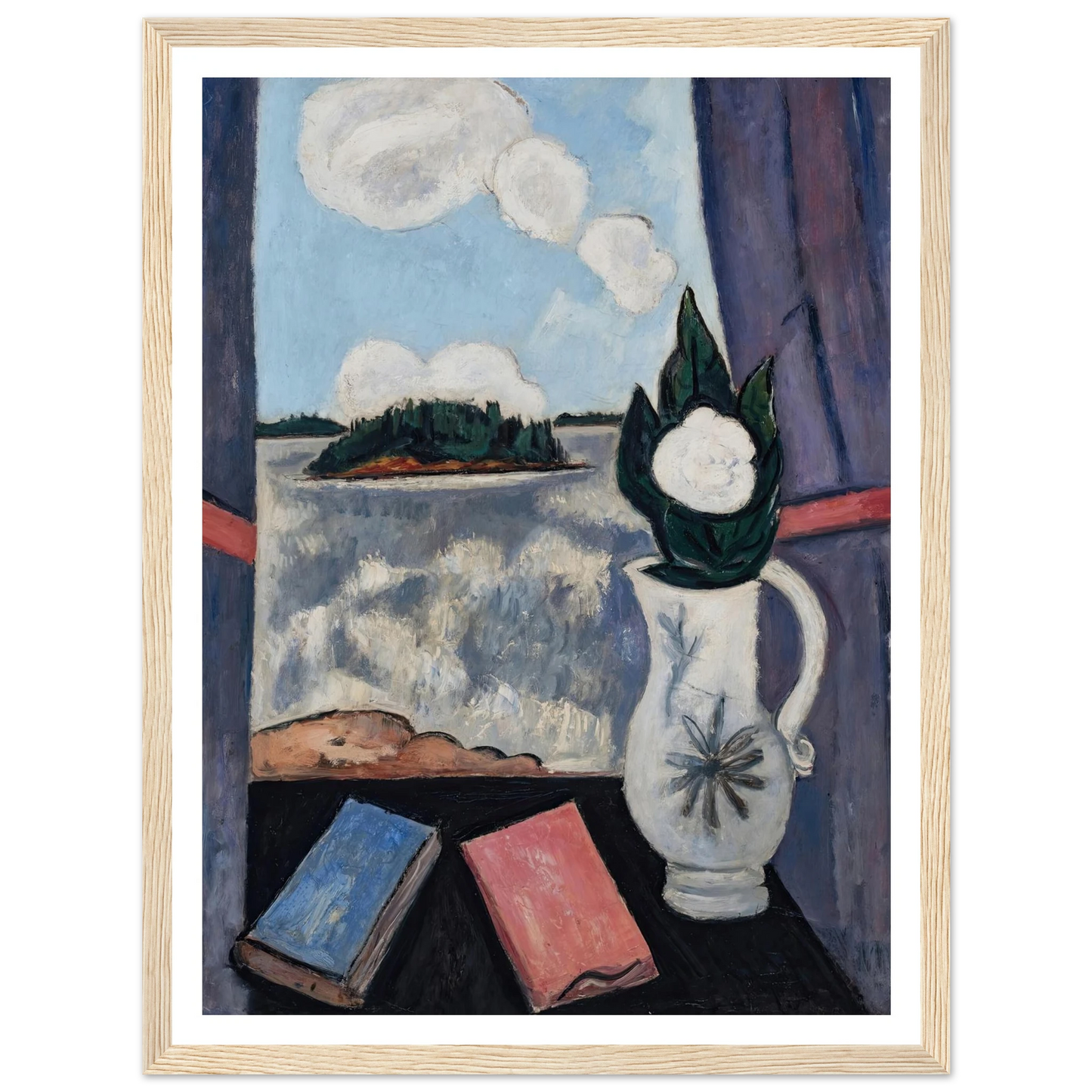 Summer Sea Window (circa 1939-40) Art Print | Marsden Hartley-Quipham Collections