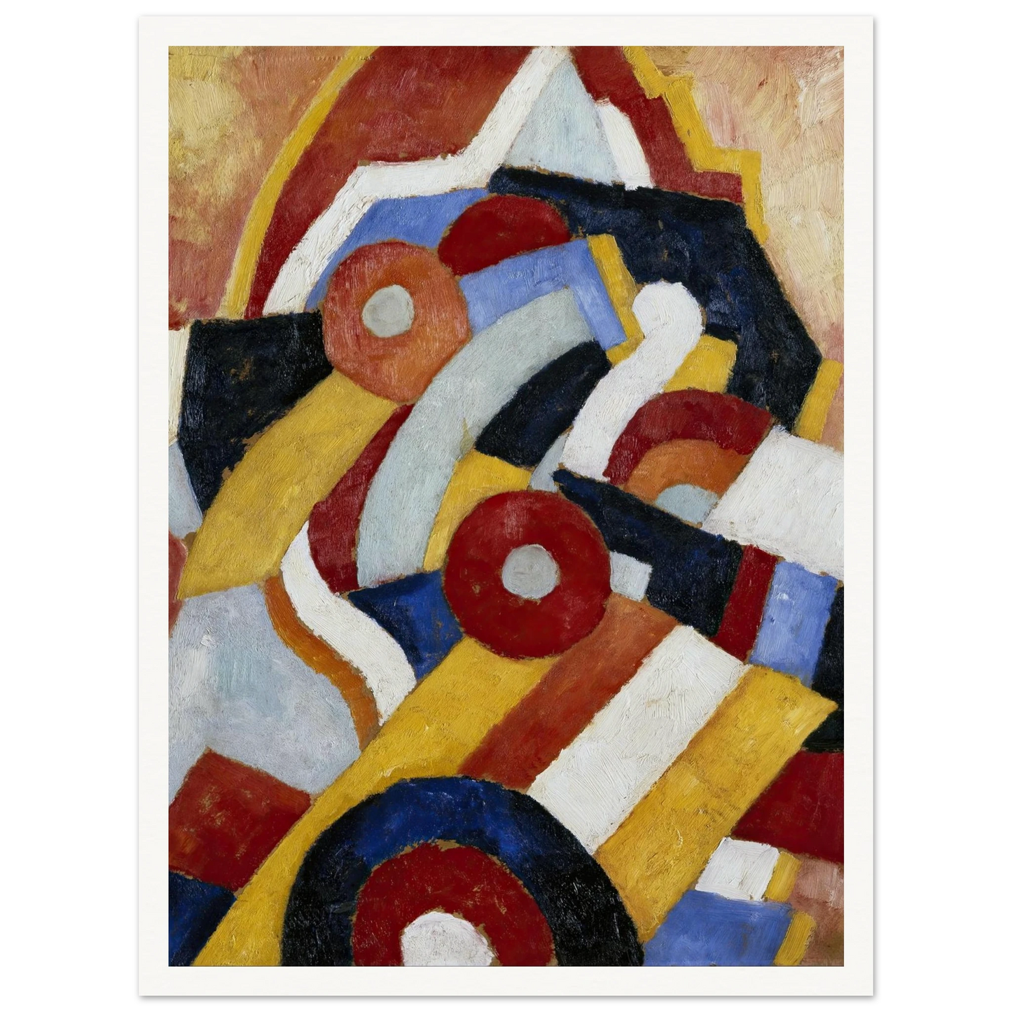 Abstraction (circa 1914) Art Print | Marsden Hartley-Quipham Collections