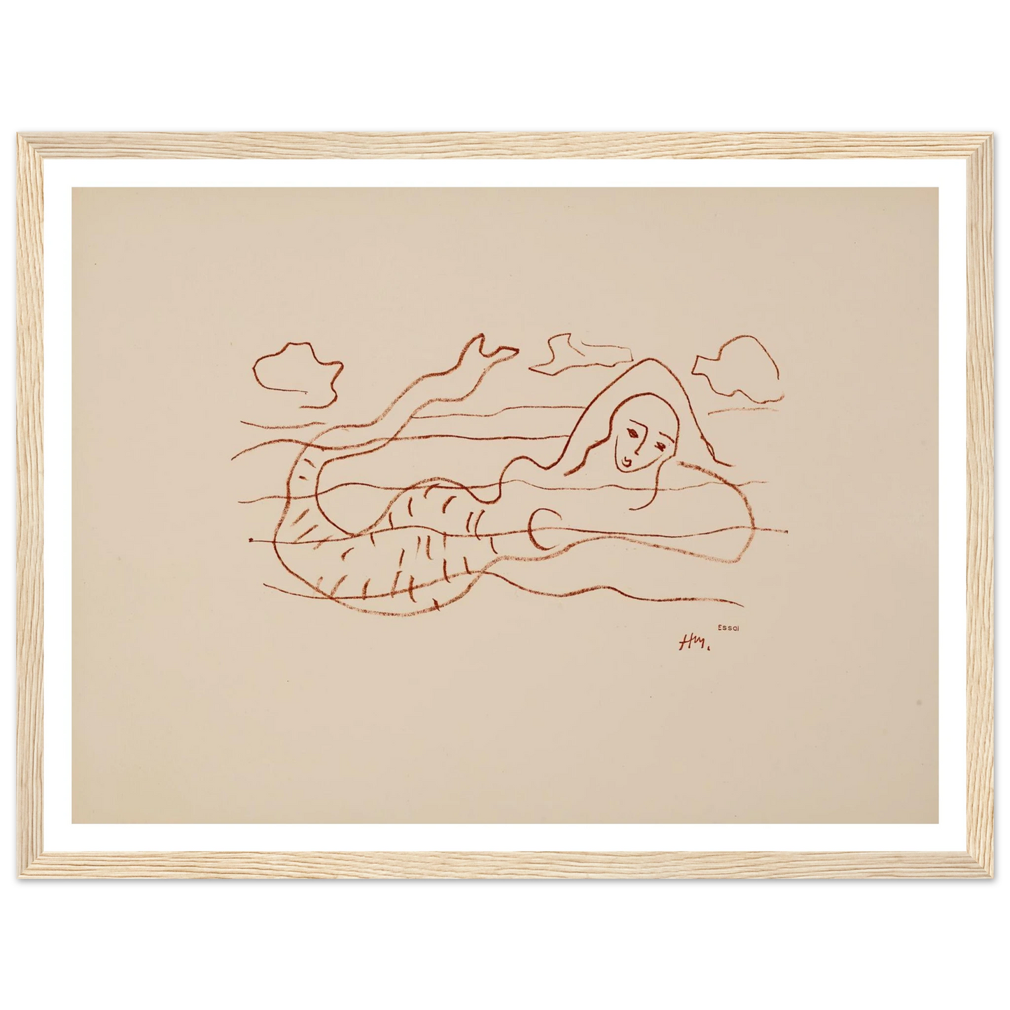 Sirènes (1942) Art Print | Henri Matisse-Quipham Collections