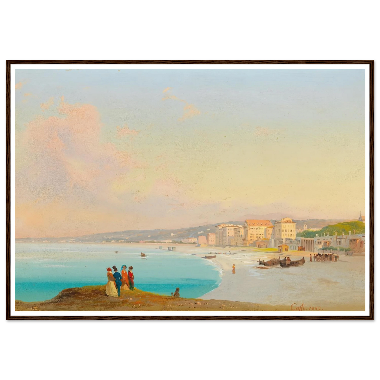 Nice (1852) Art Print | Ippolito Caffi-Quipham Collections