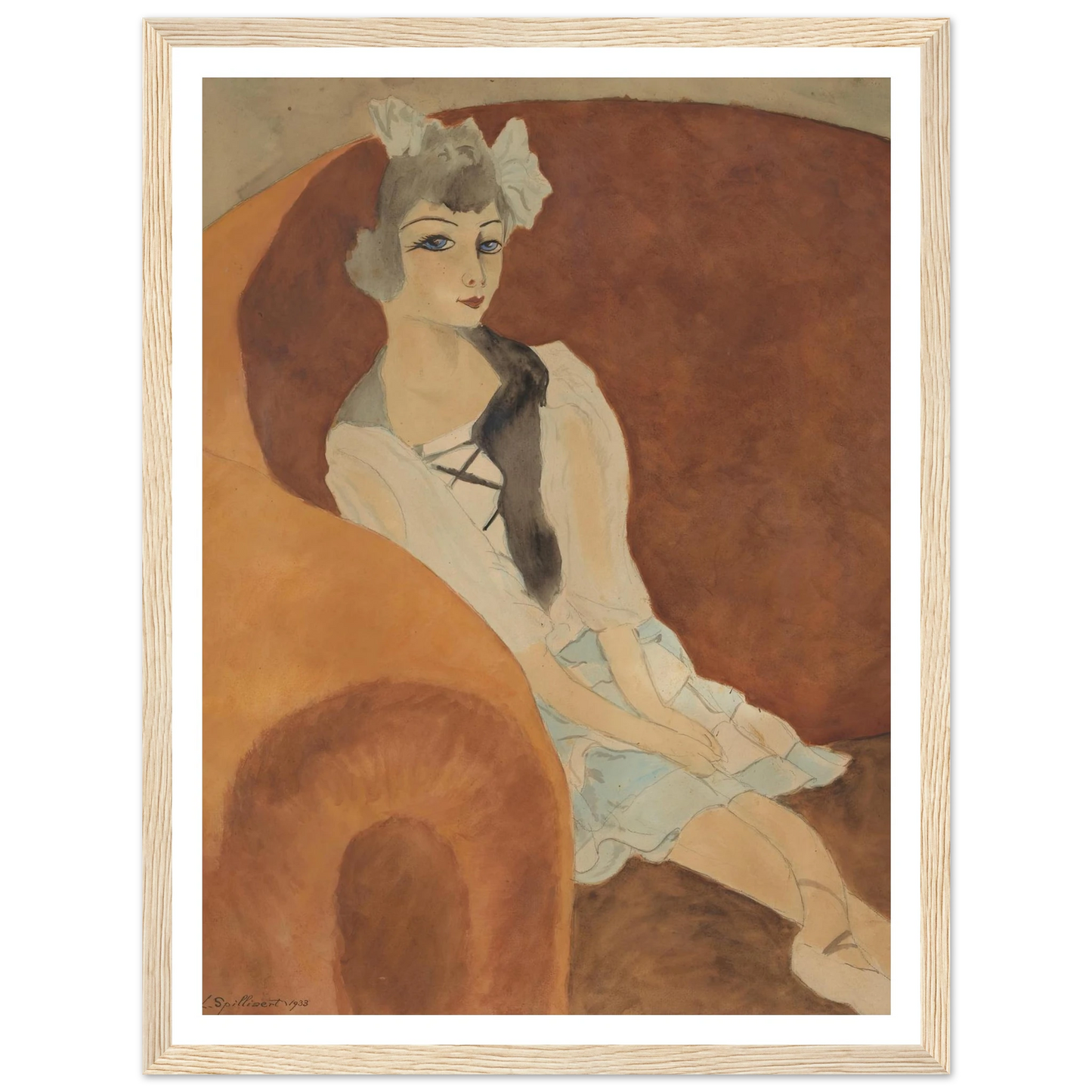 Pop in zetel (1933) Art Print | Leon Spilliaert-Quipham Collections