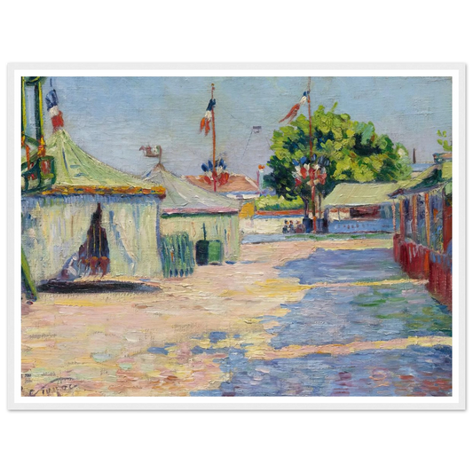 La Fête D’asnières (1884) Art Print | Paul Signac-Quipham Collections