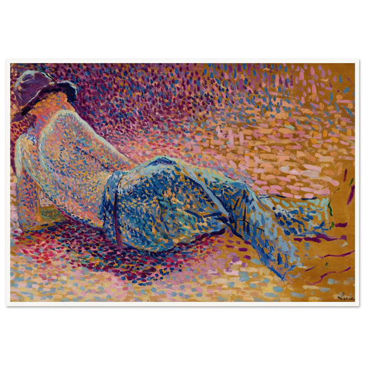 Le repos de l’ouvrier (circa 1888) Art Print | Maximilien Luce-Quipham Collections