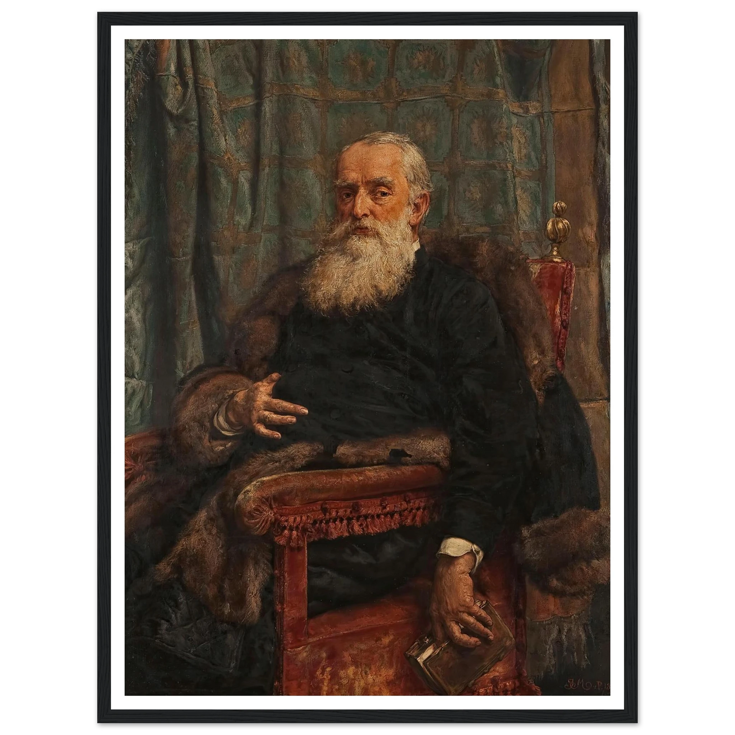 Portrait of Henryk Krajewski (1892) Art Print | Jan Matejko-Quipham Collections