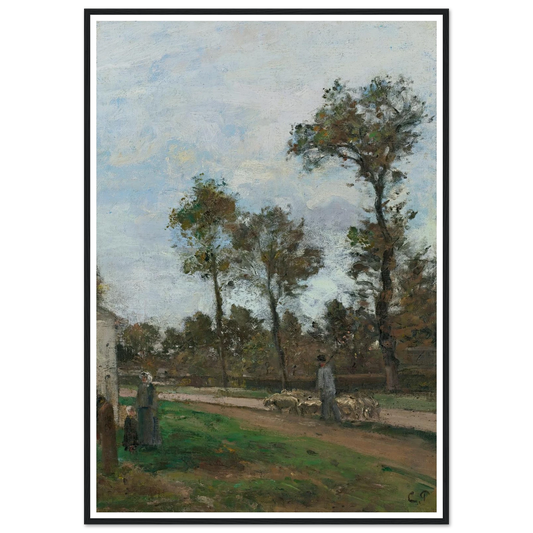Route À Louveciennes (circa 1870) Art Print | Camille Pissarro-Quipham Collections