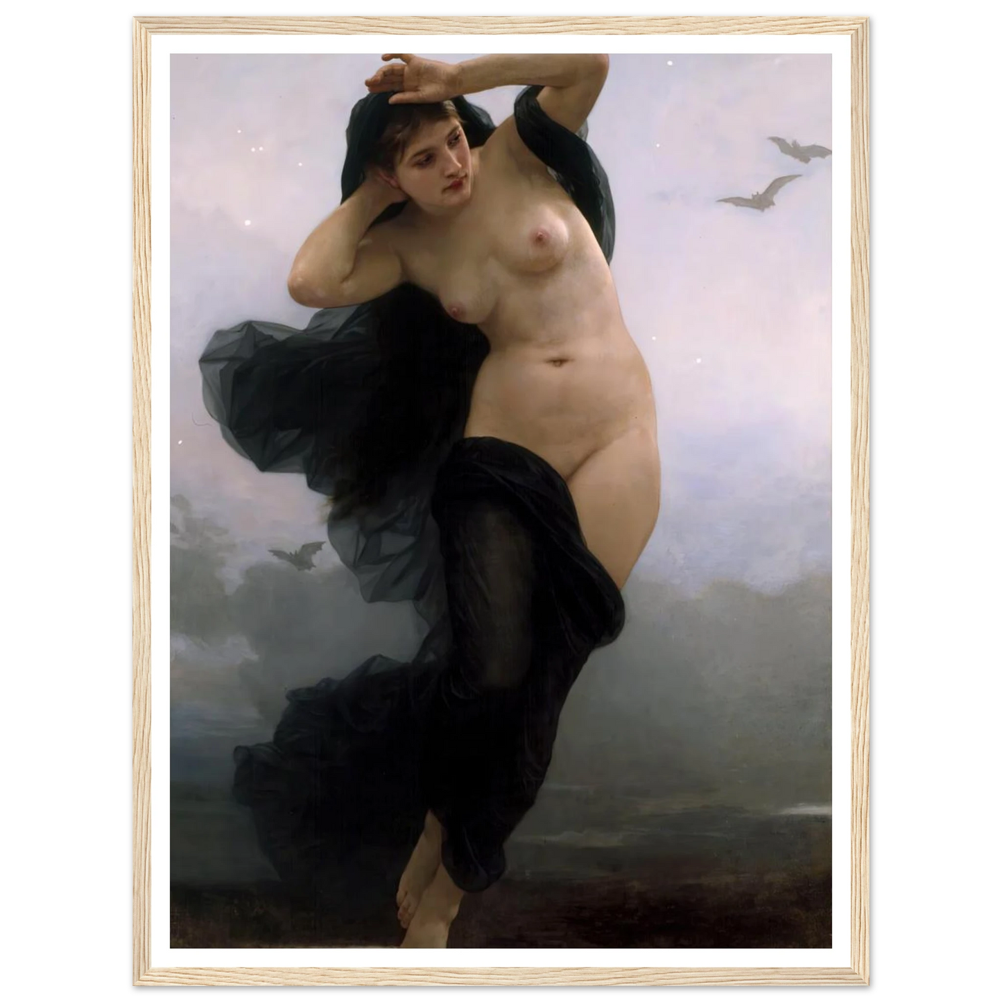 La Nuit (1883) Art Print | William Bouguereau-Quipham Collections