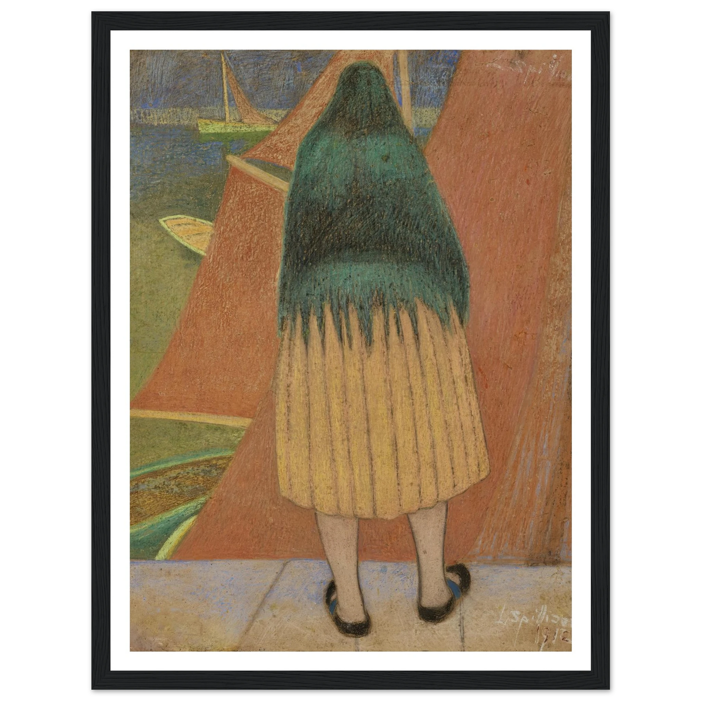 Vissersvrouw (1912) Art Print | Leon Spilliaert-Quipham Collections