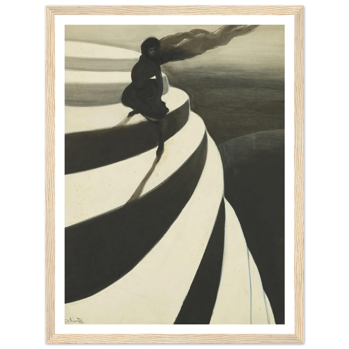 Vertigo (1908) Art Print | Leon Spilliaert-Quipham Collections