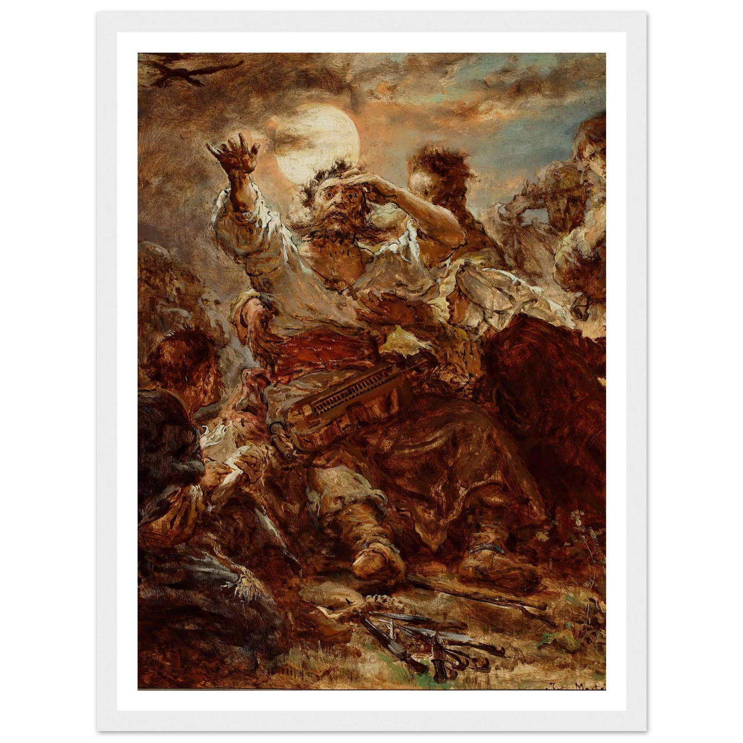 Sketch for the painting “Wernyhora” (1875) Art Print | Jan Matejko-Quipham Collections
