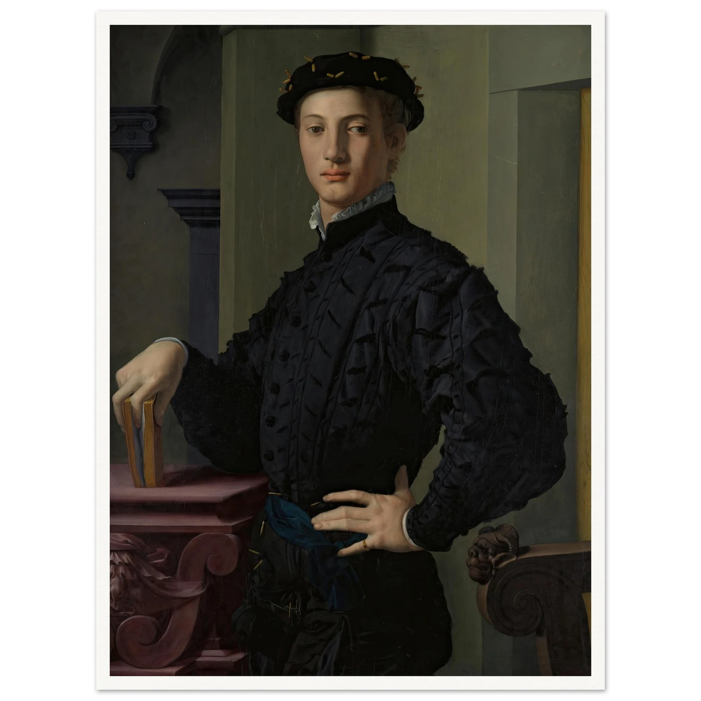 Portrait of a Young Man (1530s) Art Print | Agnolo Bronzino-Quipham Collections