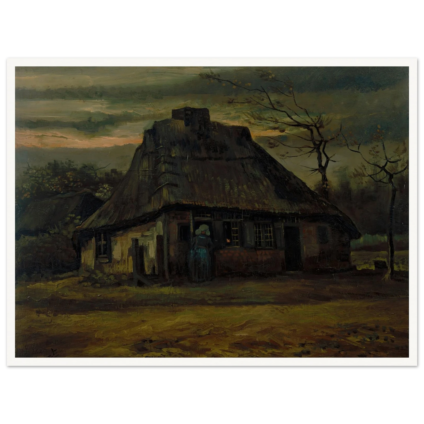 The cottage (1885) Art Print | Vincent van Gogh-Quipham Collections