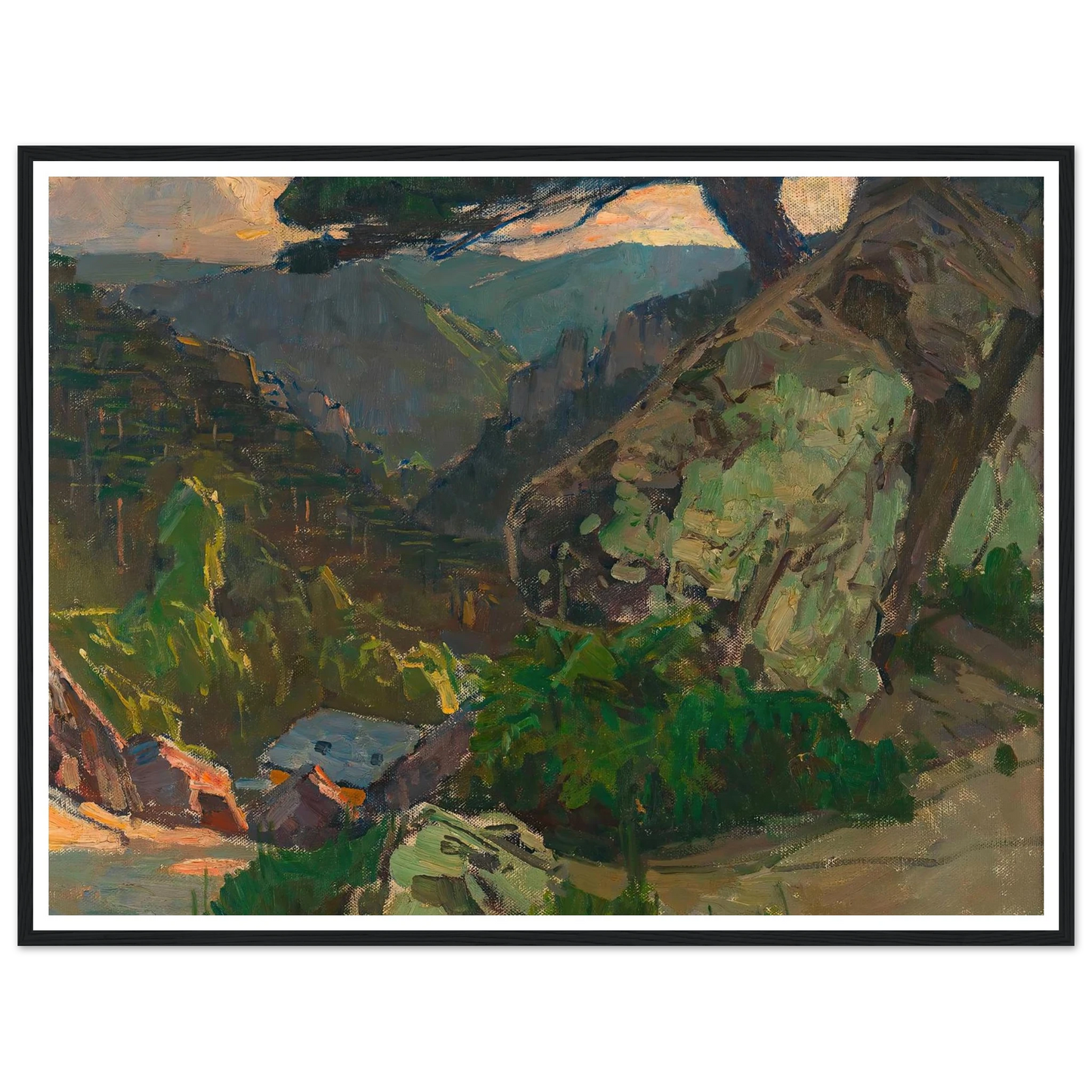 Blick in die Klausen bei Mödling (1942) Art Print | Carl Moll-Quipham Collections
