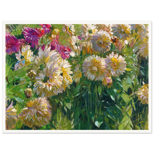Dahlias Art Print | Carl Moll-Quipham Collections