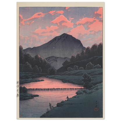 Hida Kamagadake (Mount Kamaga, Hida) (1933) Art Print | Kawase Hasui-Quipham Collections