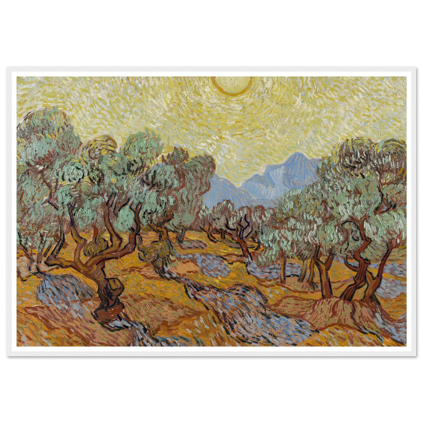 Olive Trees (1889) Art Print | Vincent van Gogh-Quipham Collections