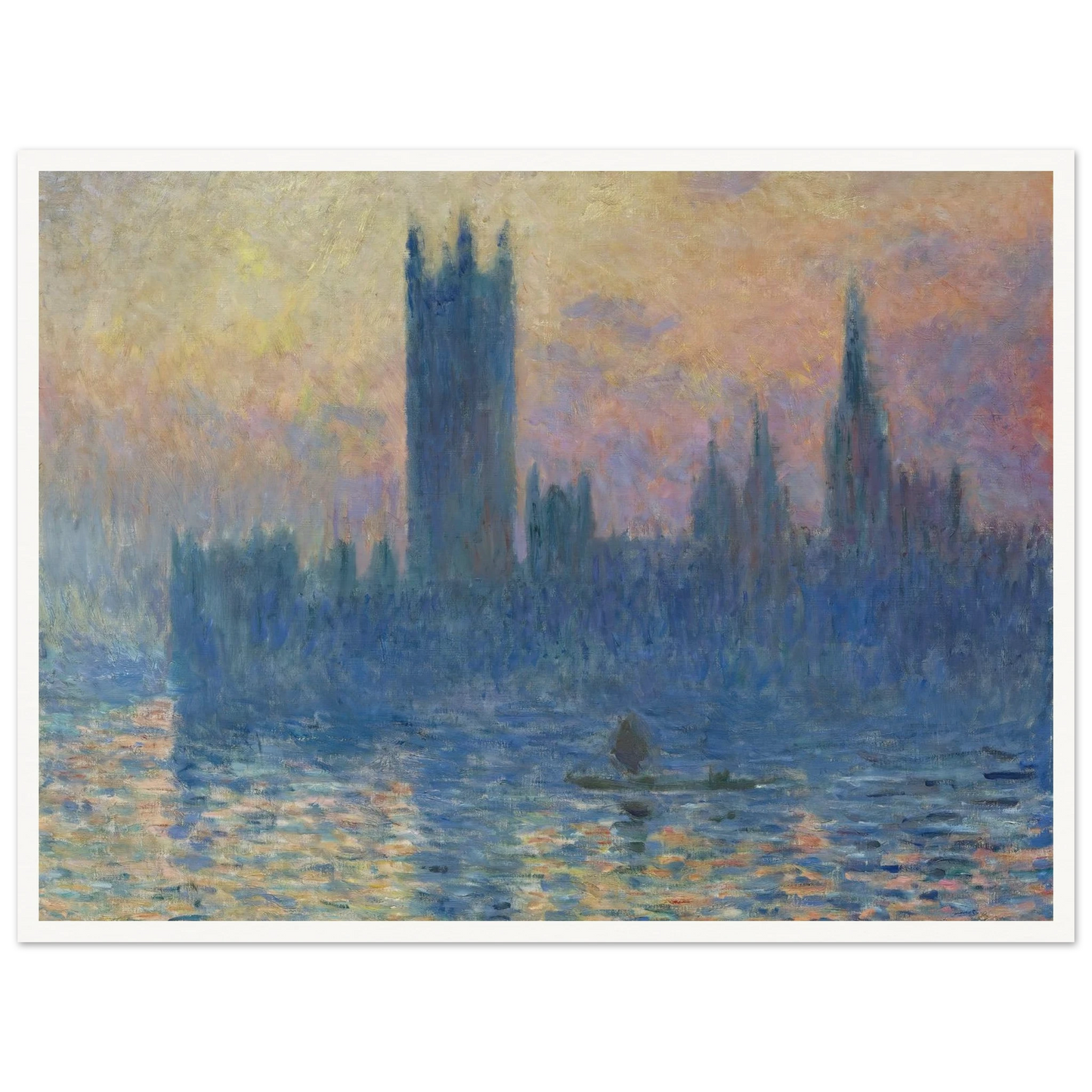 The Houses of Parliament,Sunset (1903) Art Print | Claude Monet-Quipham Collections