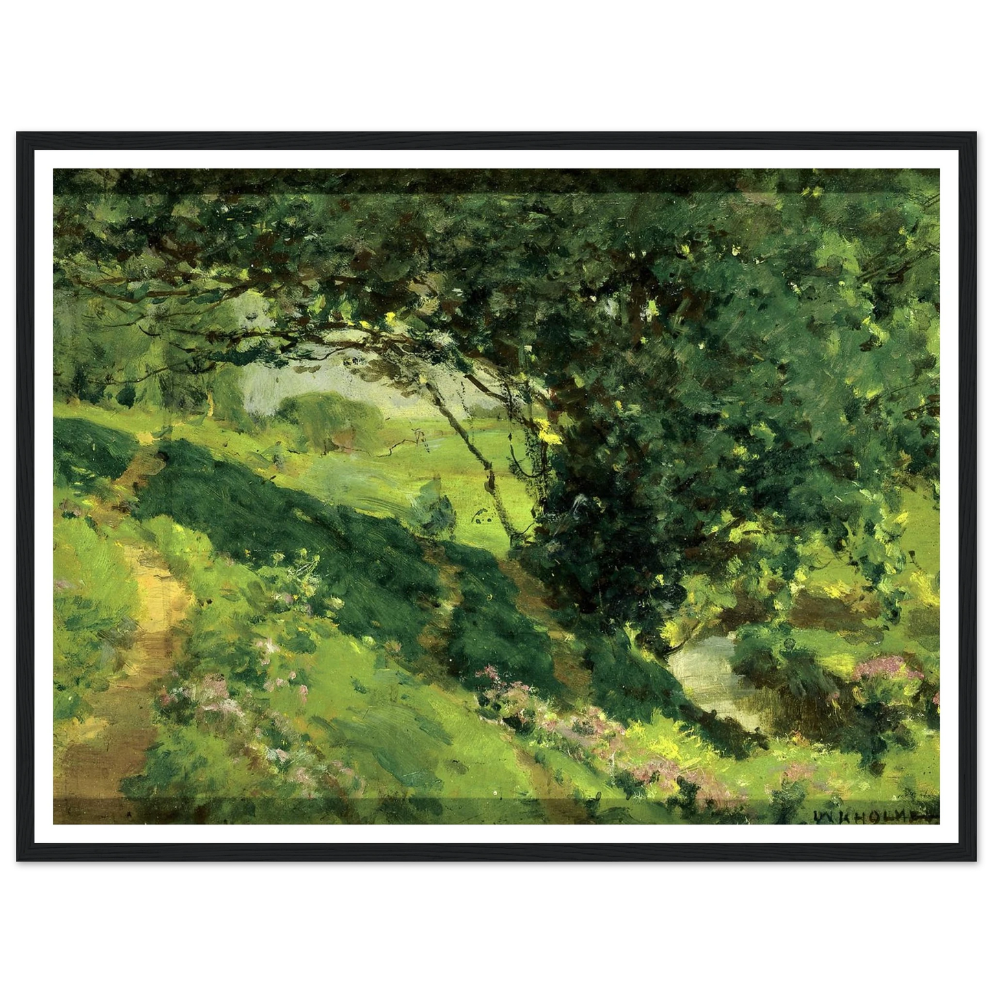 Original Sketch Of ‘the Wanderlusters’ Rest’ (ca. 1915) Art Print | William Henry Holmes-Quipham Collections