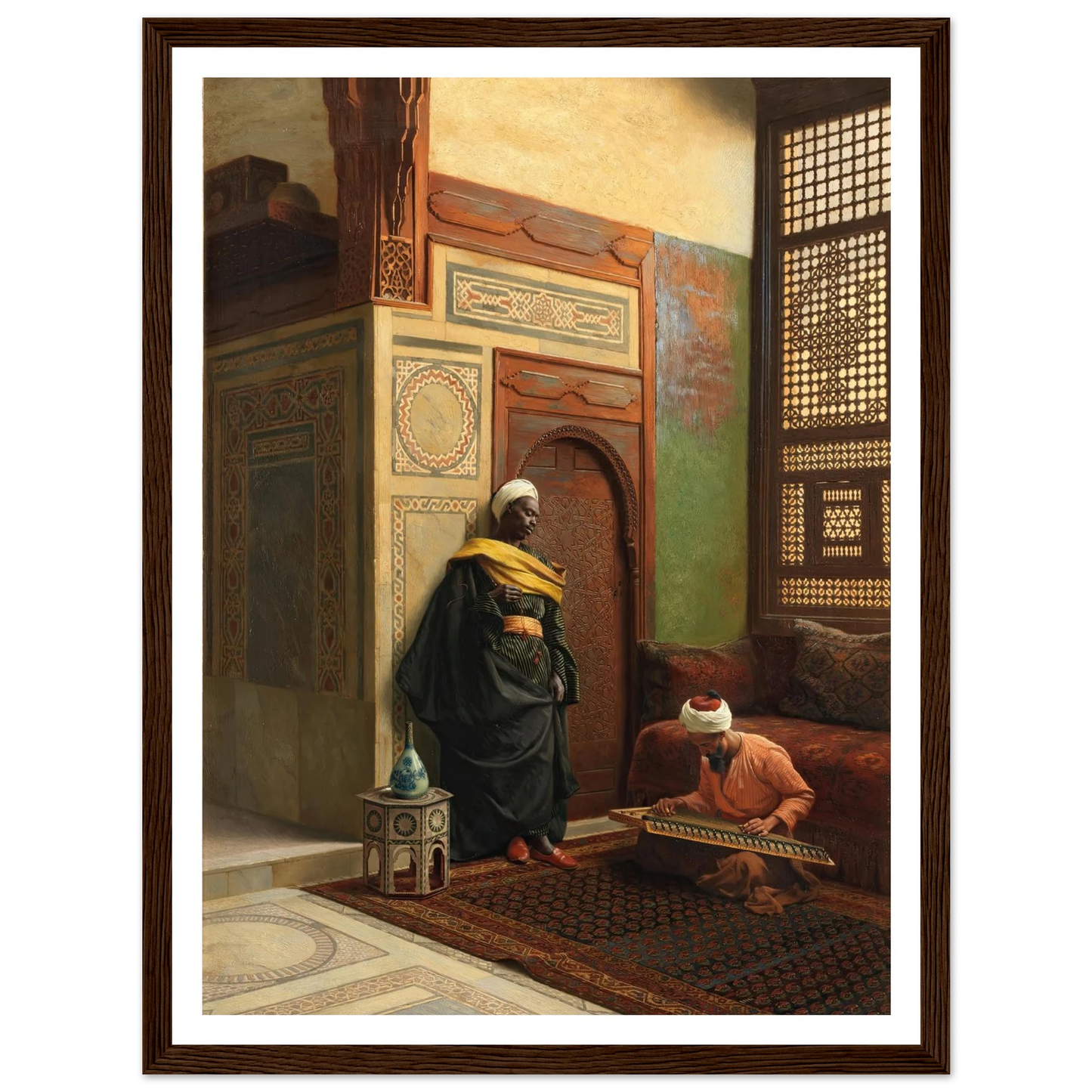 The Qanun Player (1903) Art Print | Ludwig Deutsch-Quipham Collections