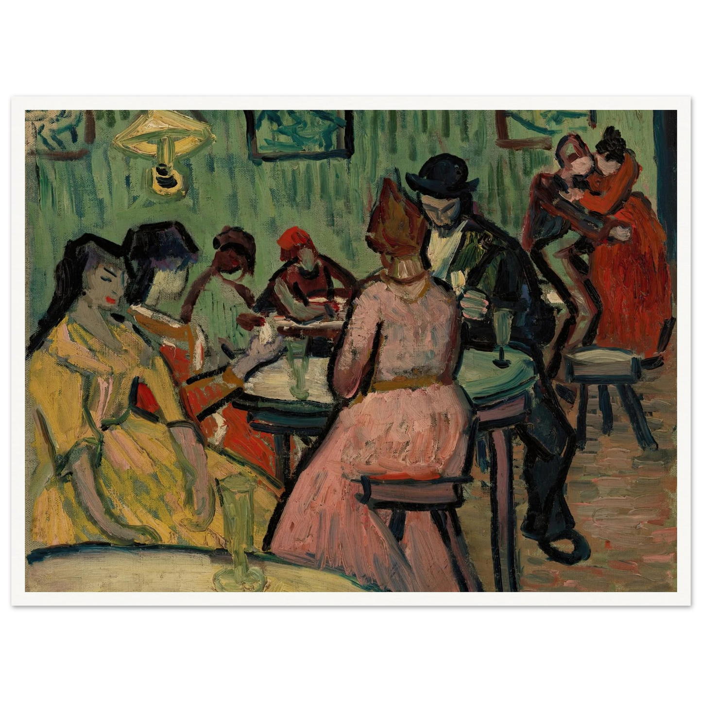 The Brothel (Le Lupanar) (1888) Art Print | Vincent van Gogh-Quipham Collections