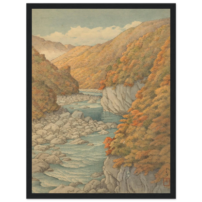 Autumn landscape Art Print | Kawase Hasui-Quipham Collections