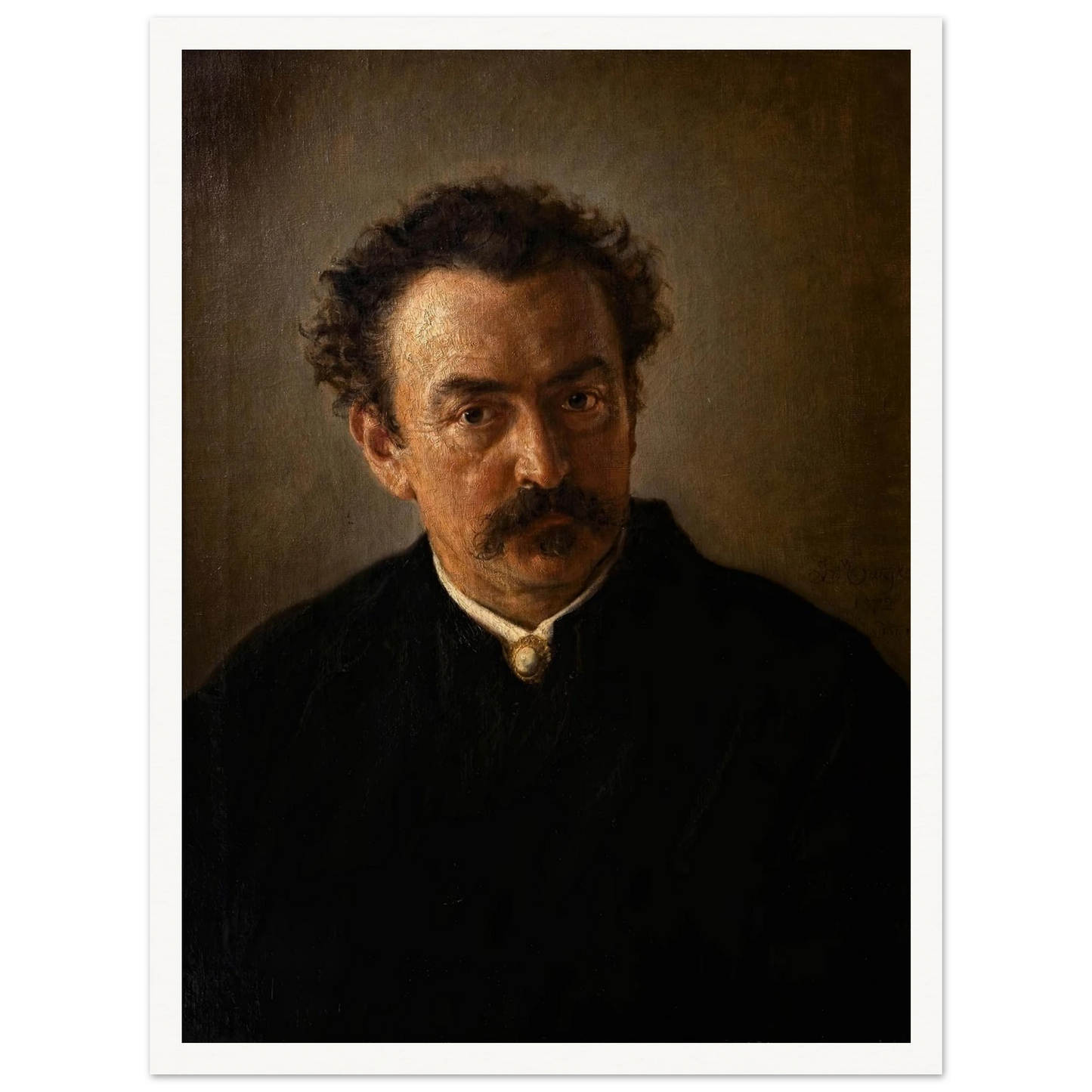 Portrait of Henryk Anastazy Groppler (1872) Art Print | Jan Matejko-Quipham Collections
