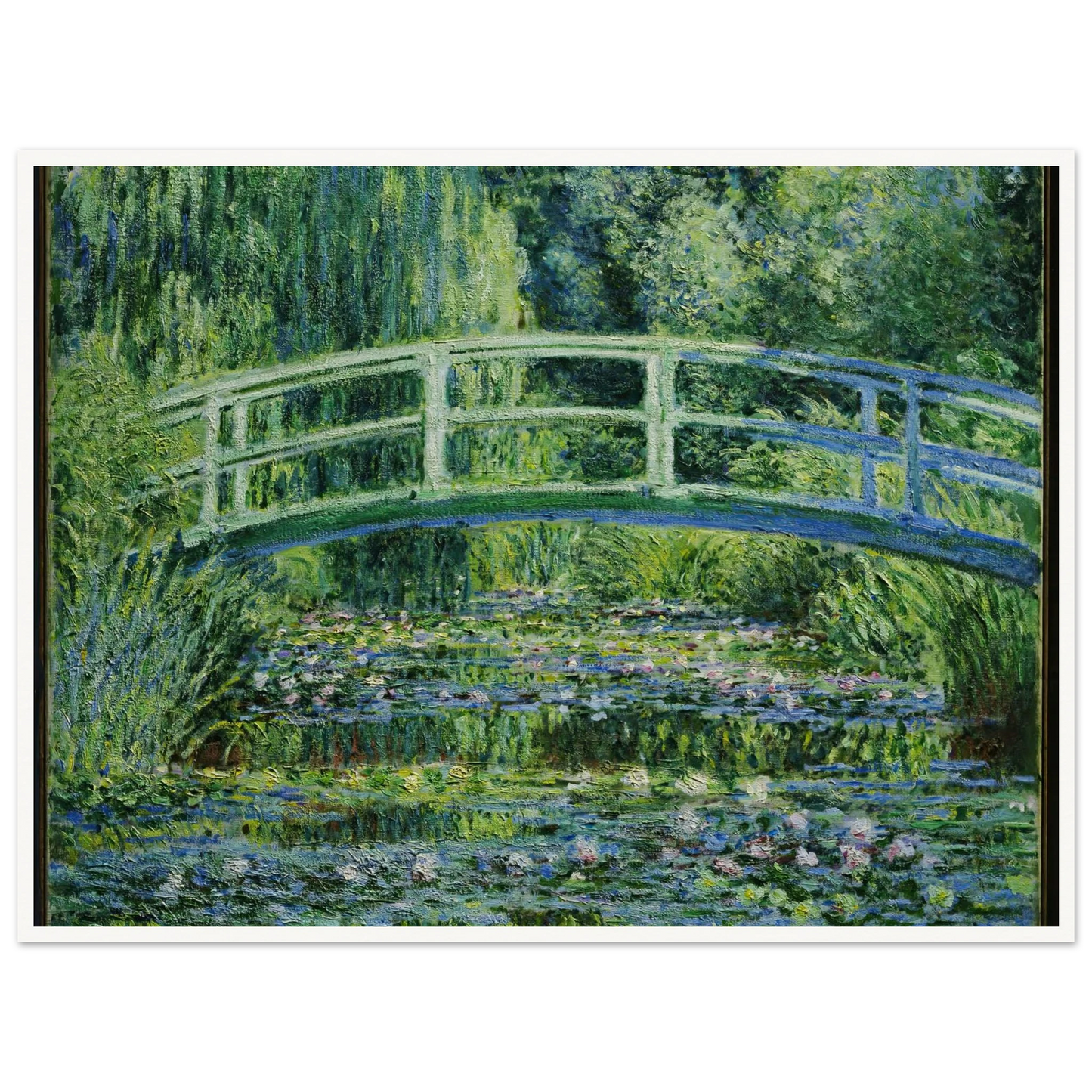 Water Lilies and Japanese Bridge (1899) Art Print | Claude Monet-Quipham Collections
