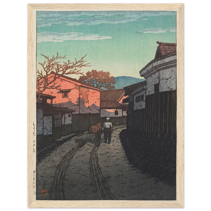 Kagawa-ken Wadahama (Wadahama in Kagawa Prefecture) (1954) Art Print | Kawase Hasui-Quipham Collections