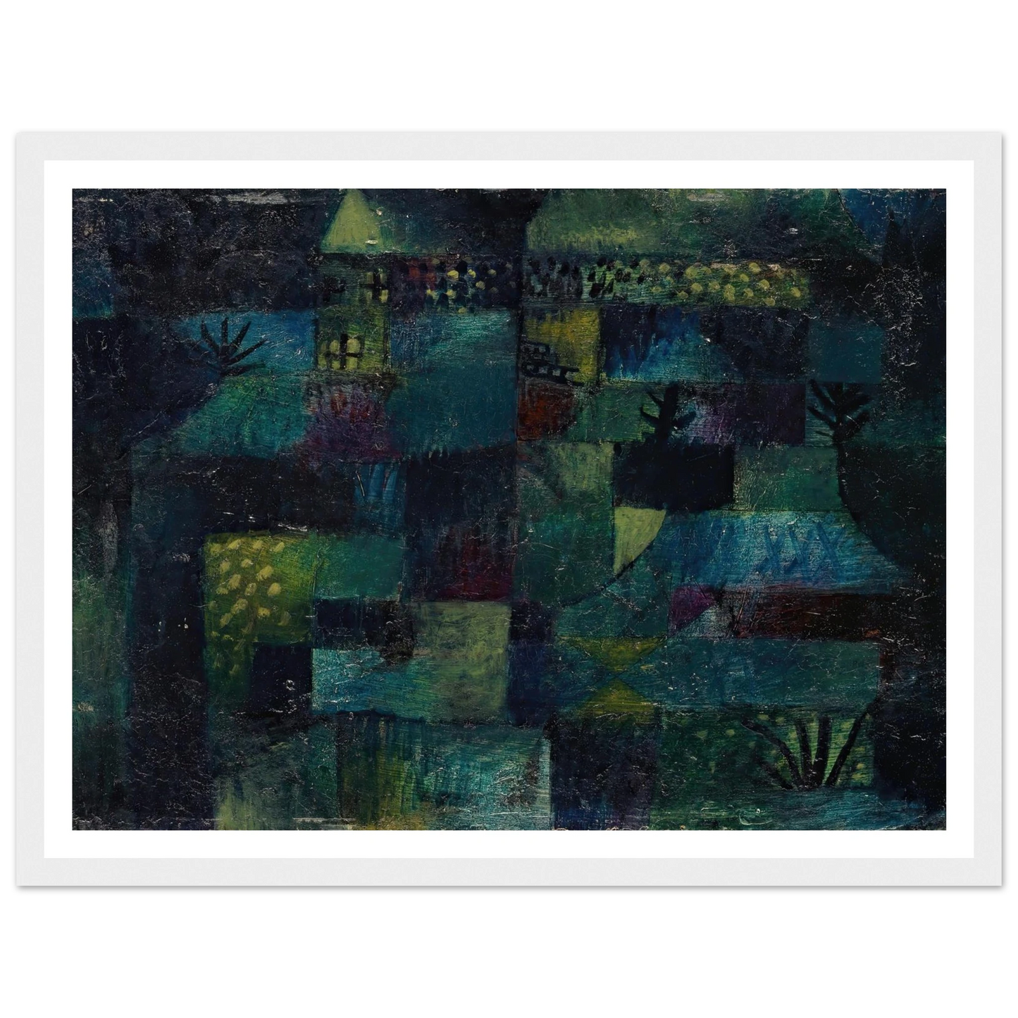Terraced garden (1920) Art Print | Paul Klee-Quipham Collections