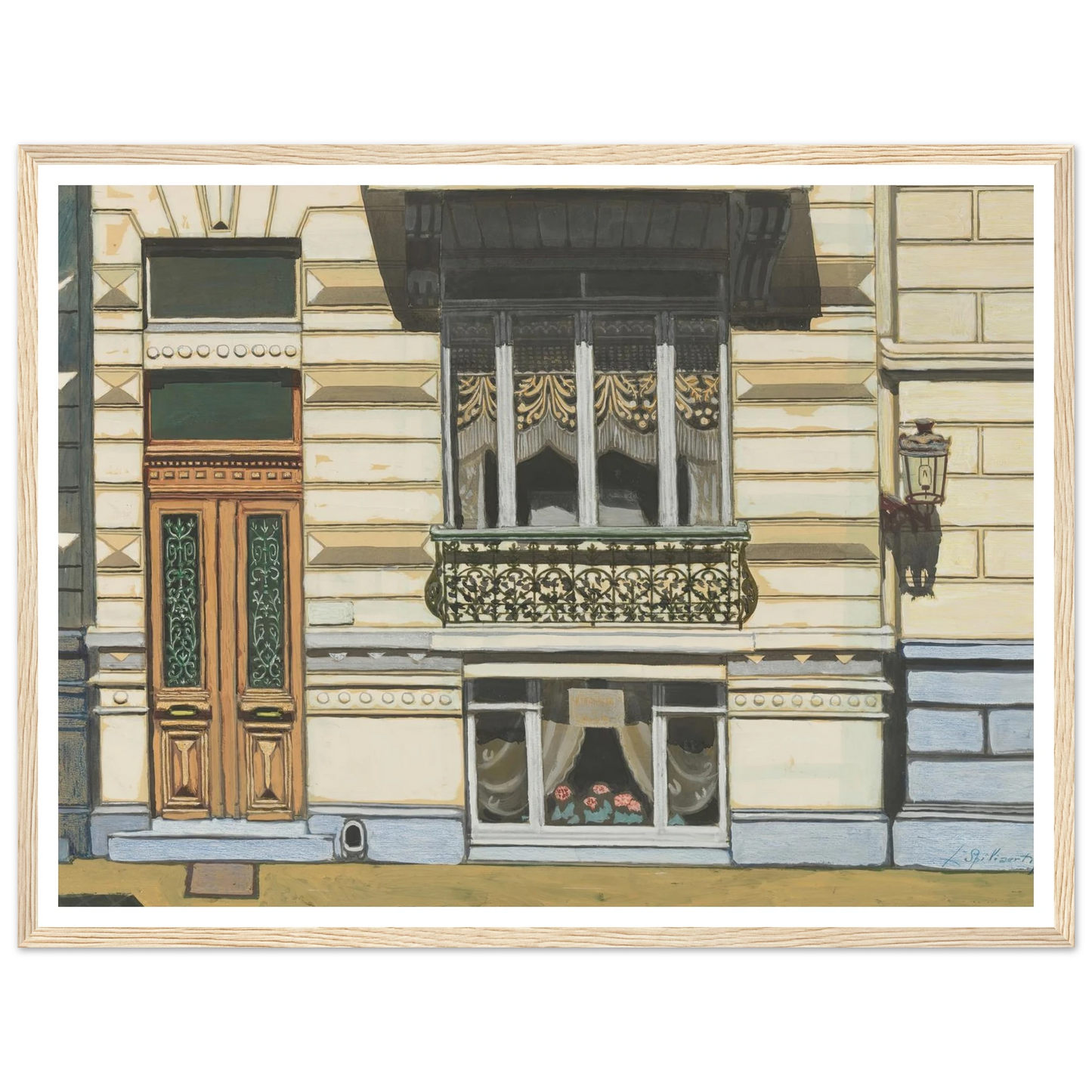 Huis in de Peter Benoitstraat, Oostende (1929) Art Print | Leon Spilliaert-Quipham Collections