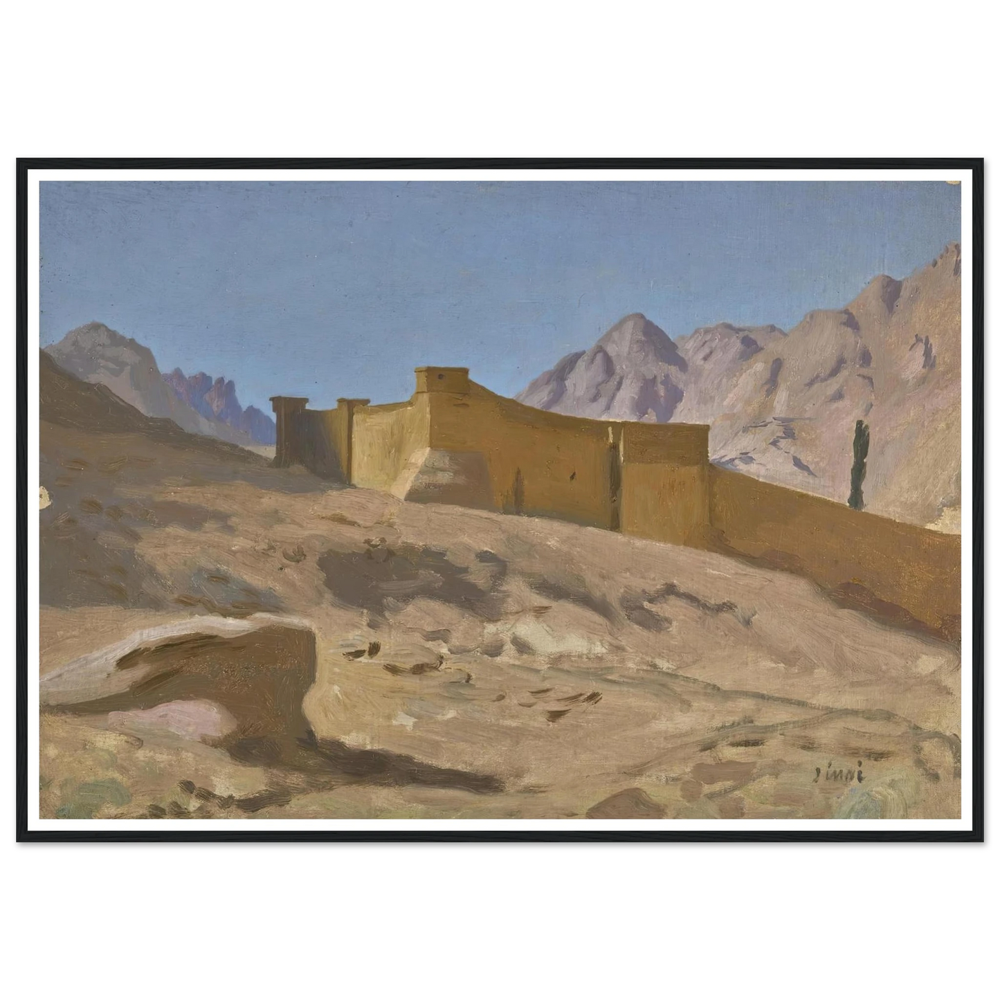 Le monastère de Sainte-Catherine Art Print | Jean Leon Gerome-Quipham Collections