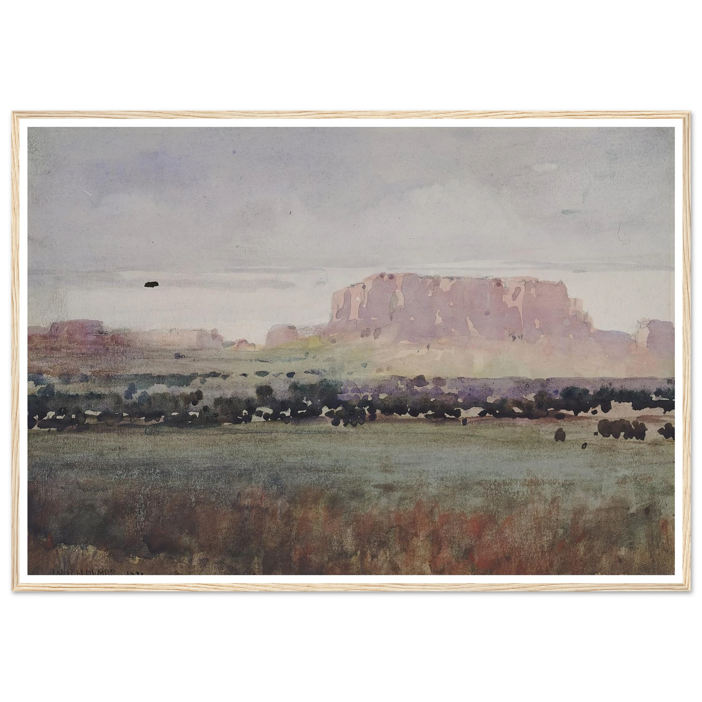 In The Plateau Country, Colorado (1931) Art Print | William Henry Holmes-Quipham Collections