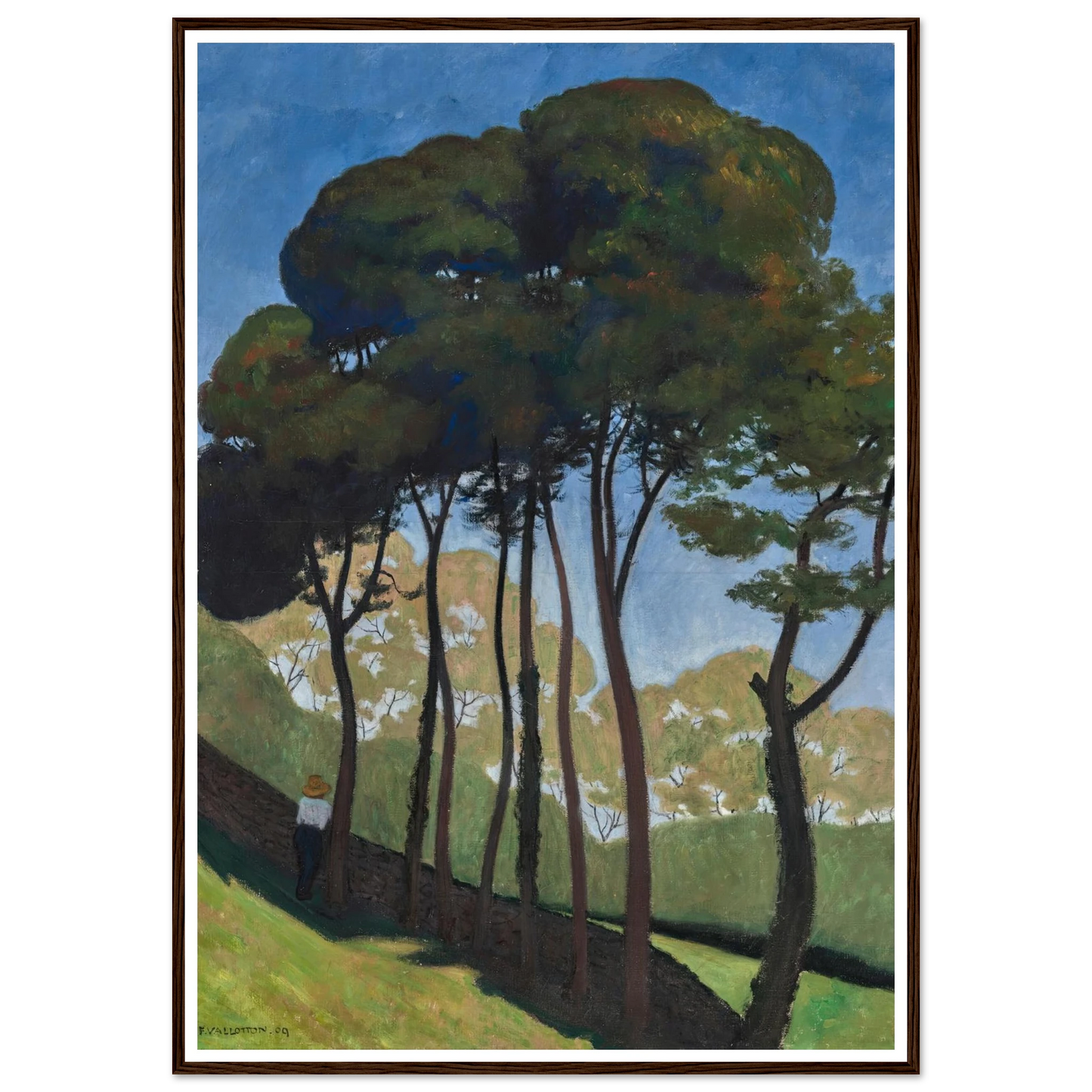 Les Grands Arbres, environs d’Honfleur (1909) Art Print | Felix Vallotton-Quipham Collections