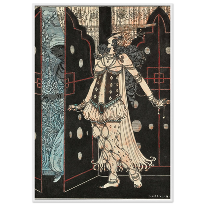 Ida Rubinstein and Vaslav Nijinsky in Scheherazade (1910) Art Print | George Barbier-Quipham Collections